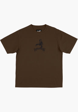 Stinger Garment Dyed Waffle darkchocolate Vorderansicht