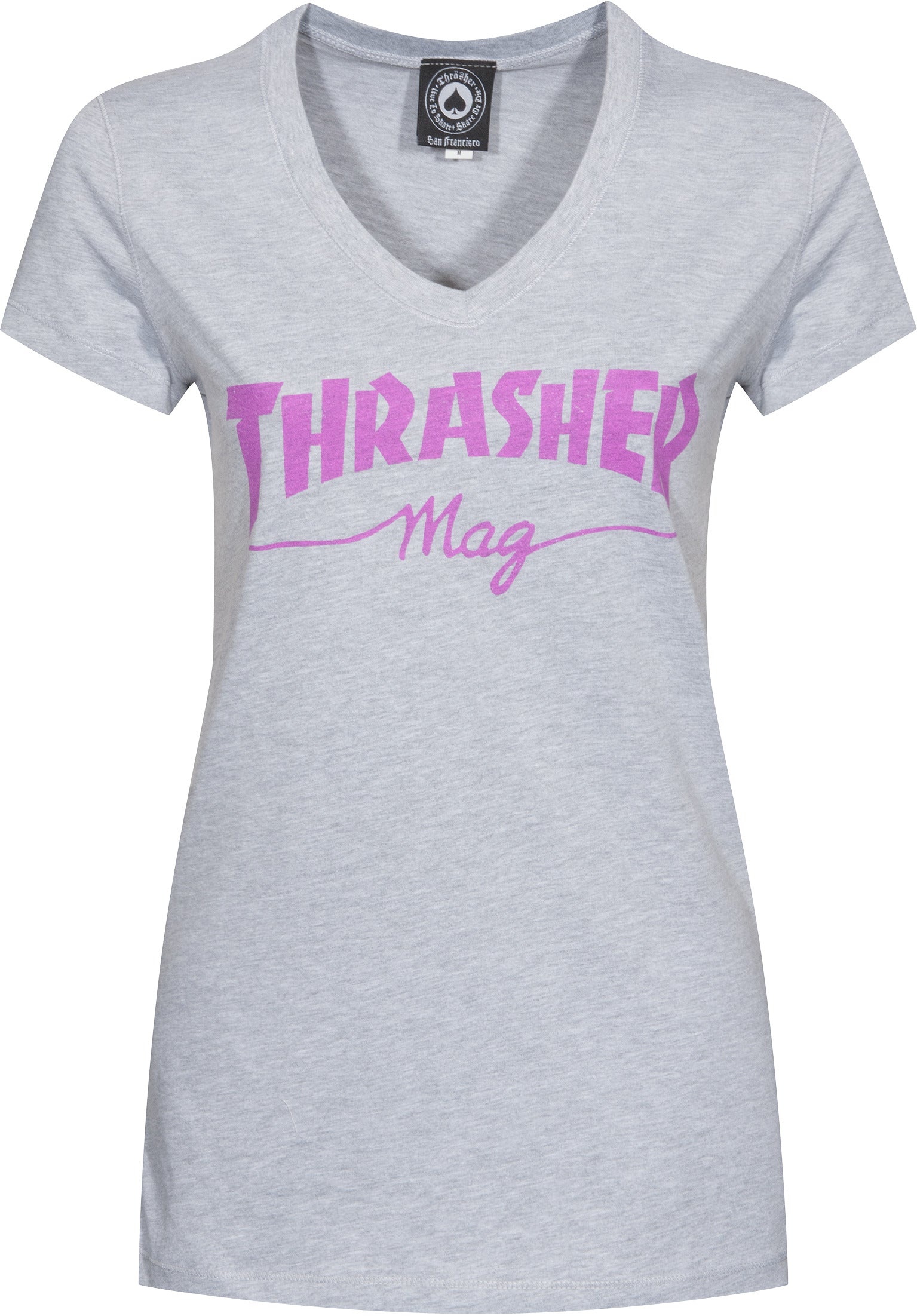 Mag Logo Girls V-Neck Vorderansicht