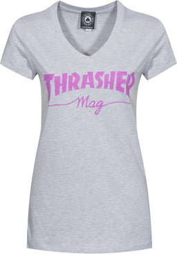 Mag Logo Girls V-Neck Vorderansicht