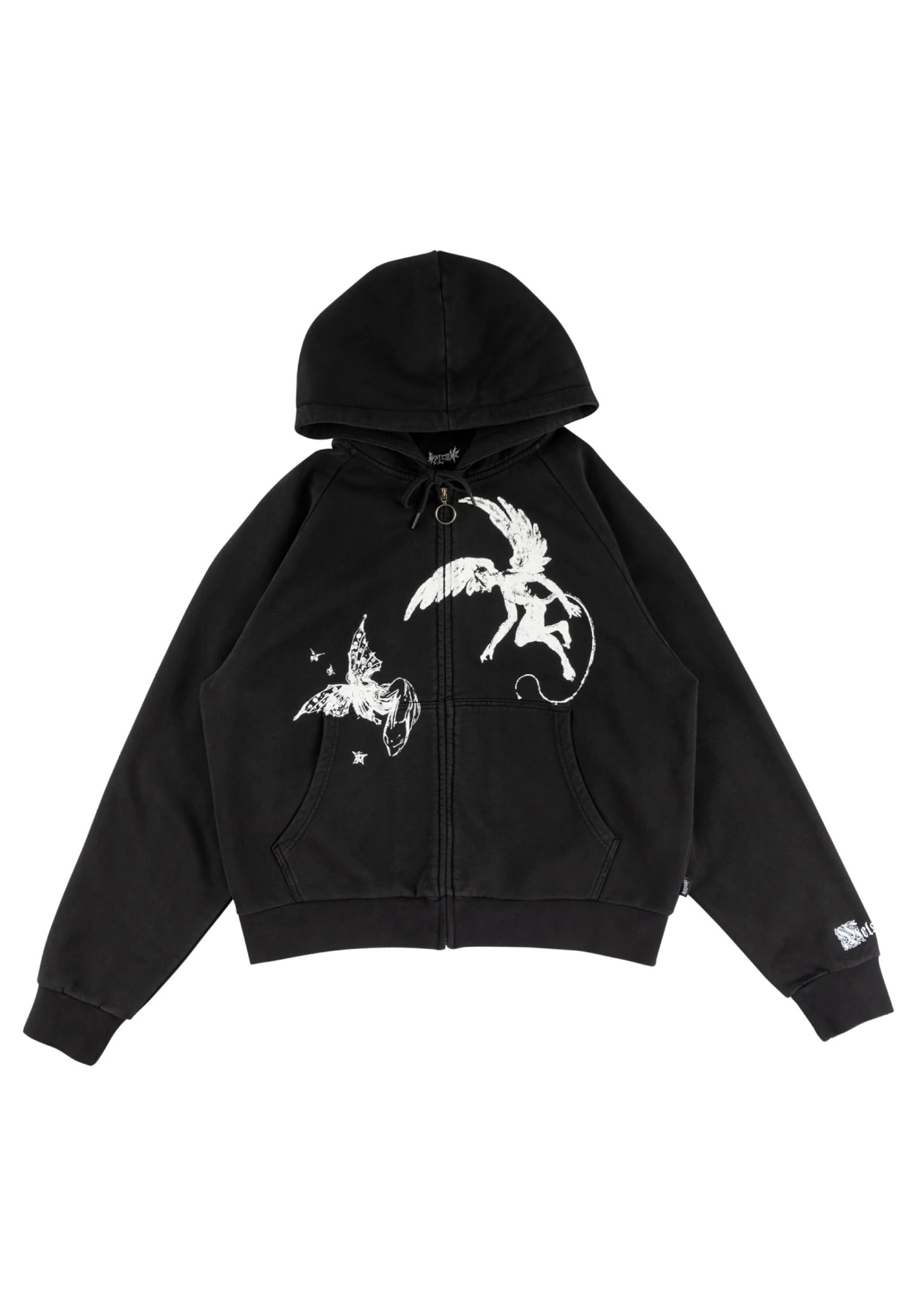 Duality Cropped Pigment-Dyed black Vorderansicht