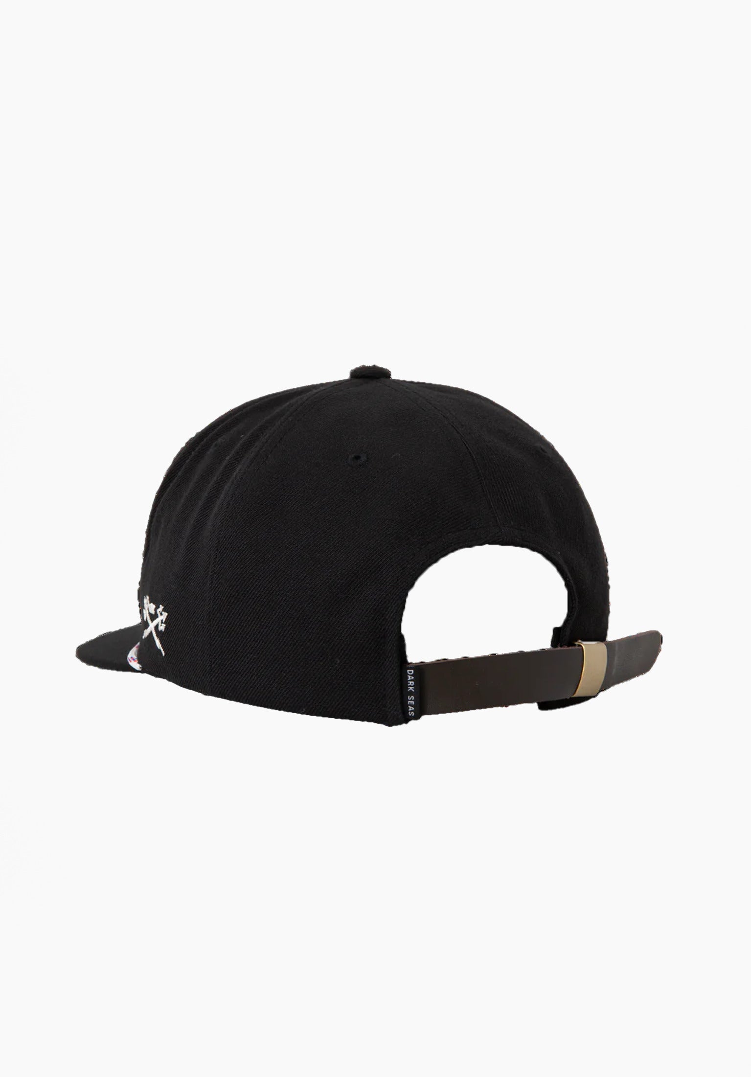 Spinner Snapback Unstructured black Rueckenansicht