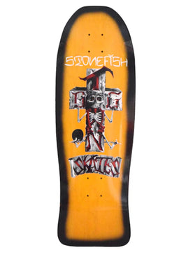 Stonefish 80s ReIssue orange stain - black fade Vorderansicht