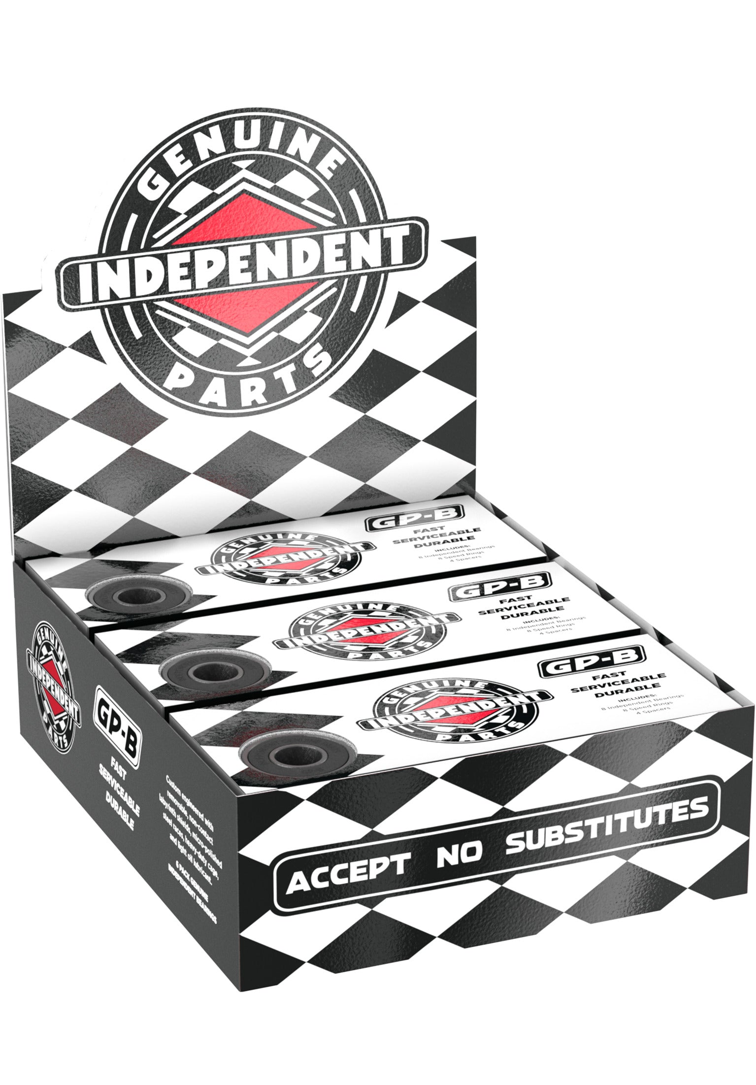 GP-B Black Pack Of 6 Vorderansicht