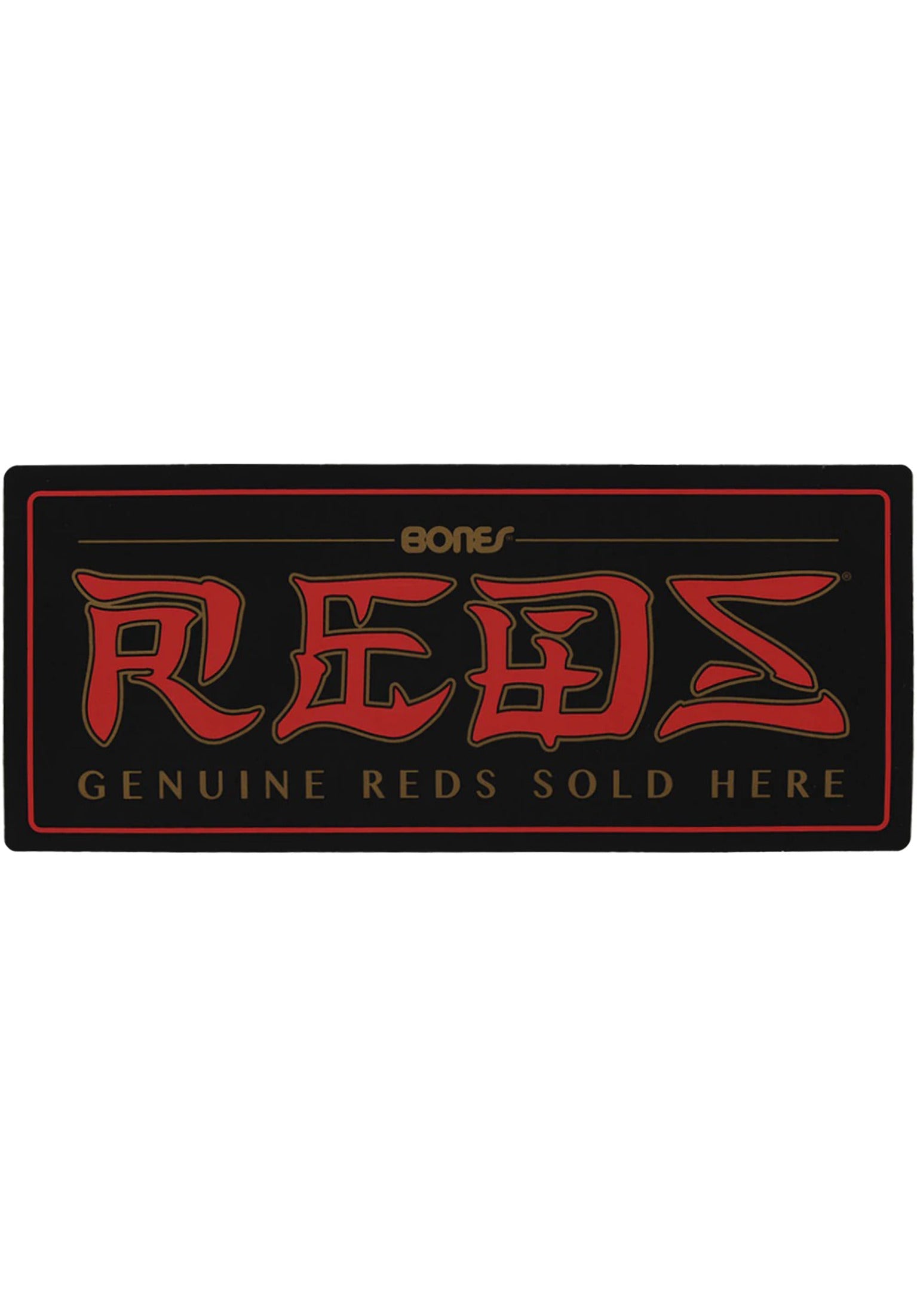 Reds Dealer Sticker Vorderansicht