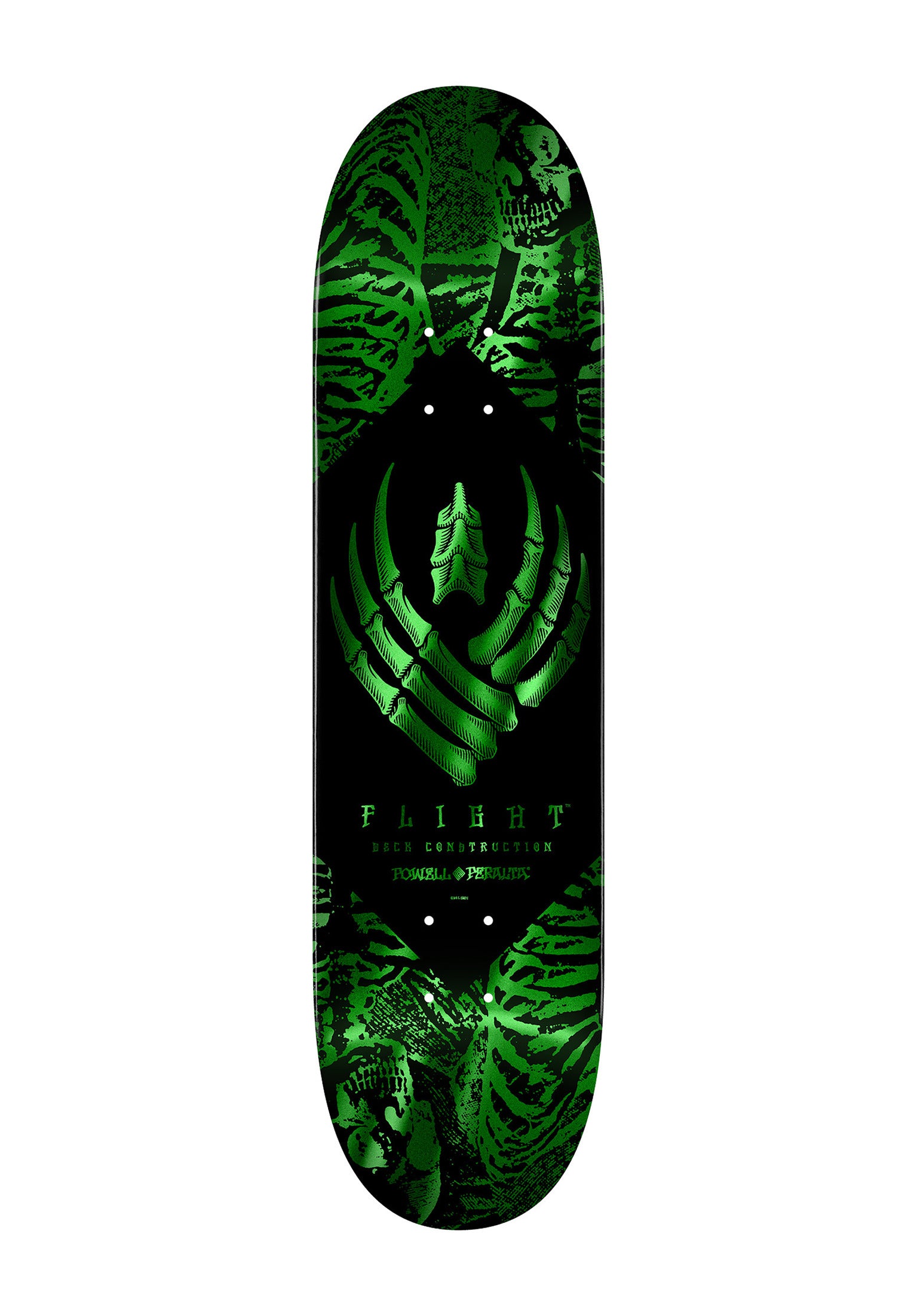 Flight Pro Shape 244 K26 Skeleton green-foil Vorderansicht