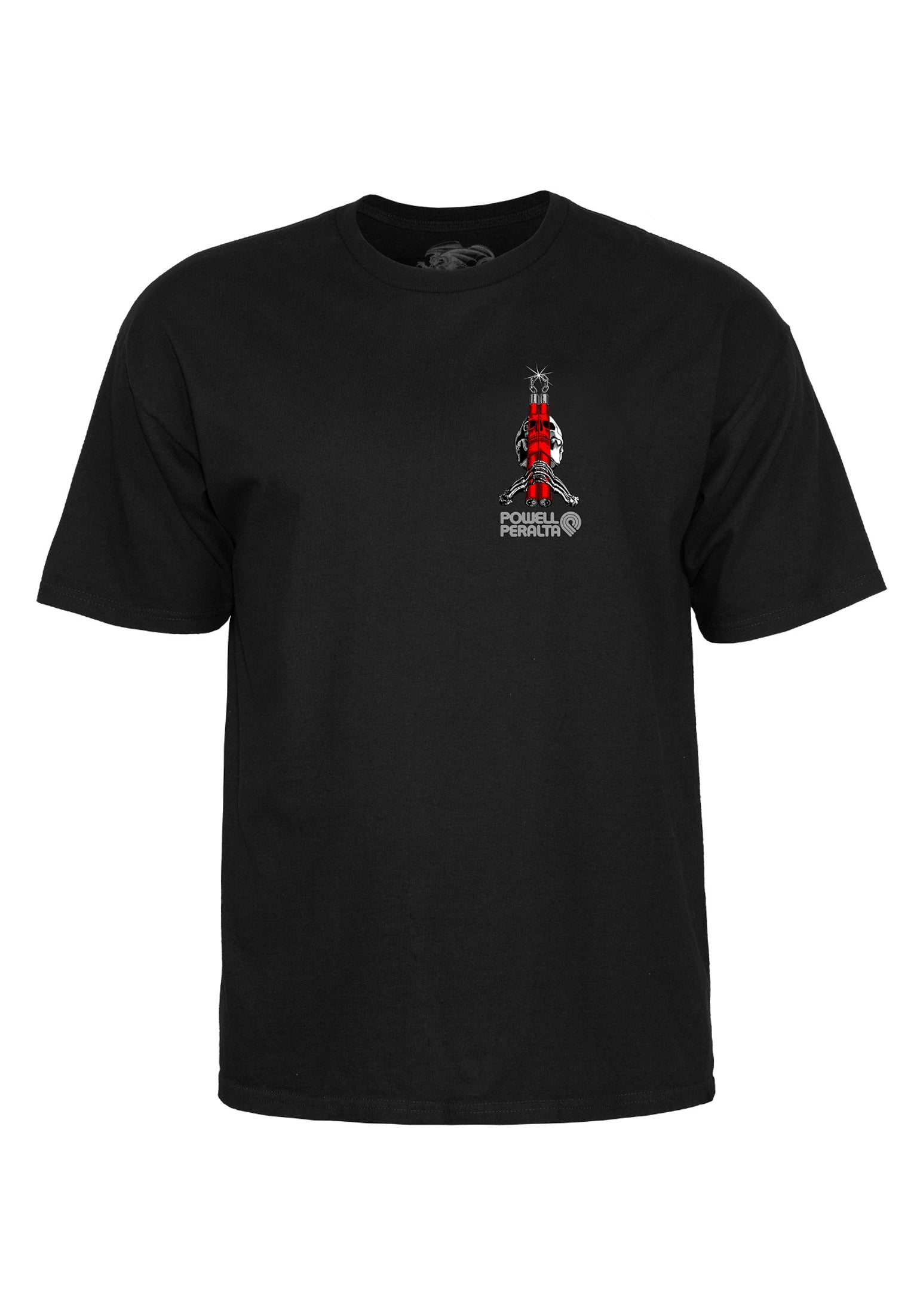 Bruce Lee x Skull & Nunchuck black Rueckenansicht