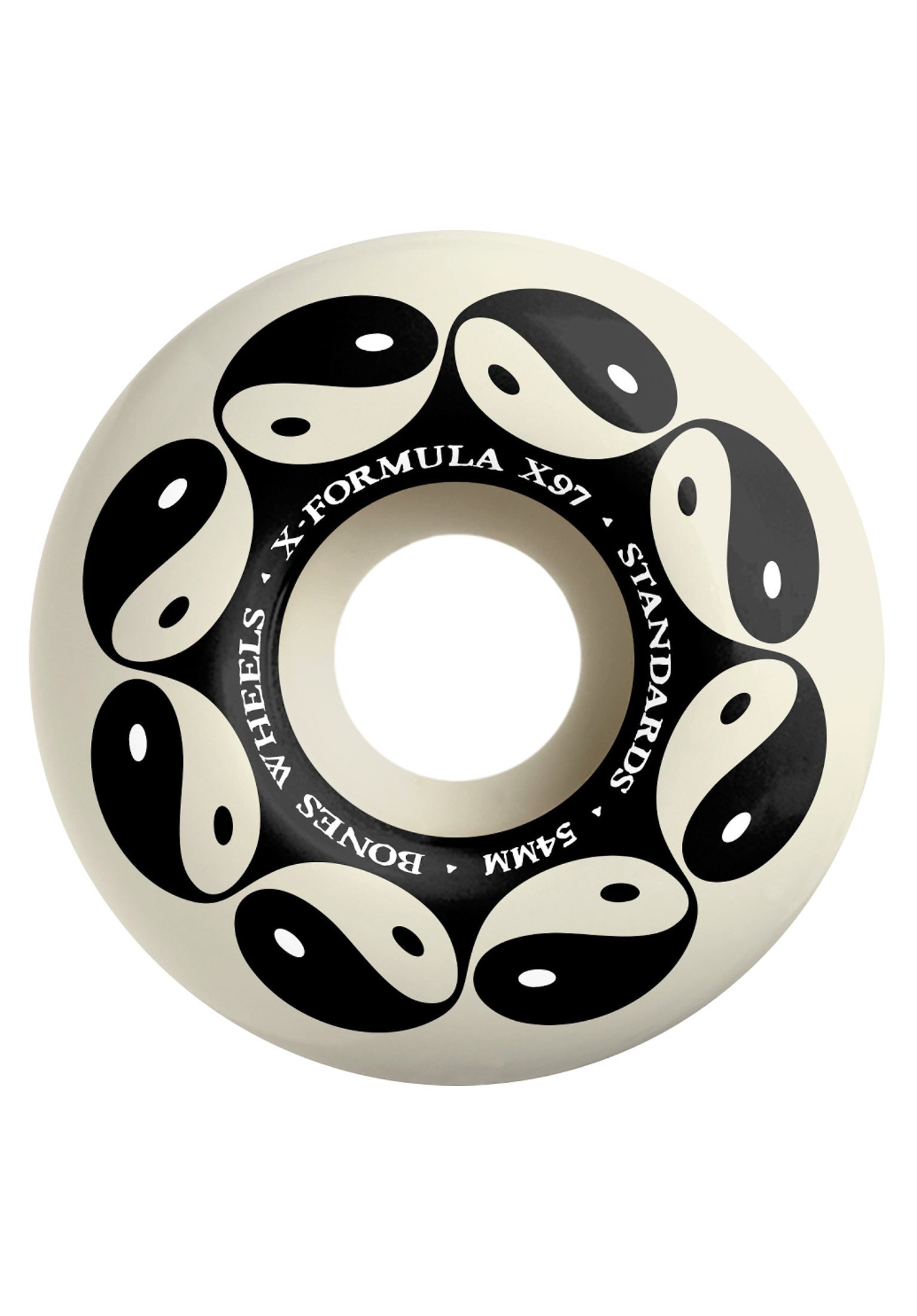 Wheels Bones Wheels X-Formula 97A Yin Yang V1 Stan offwhite Vorderansicht