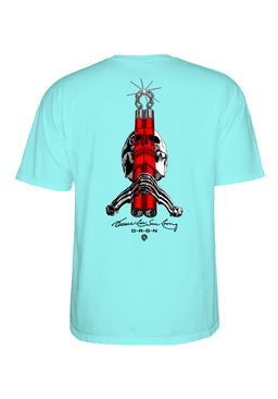 Bruce Lee x Skull & Nunchuck celadon Vorderansicht