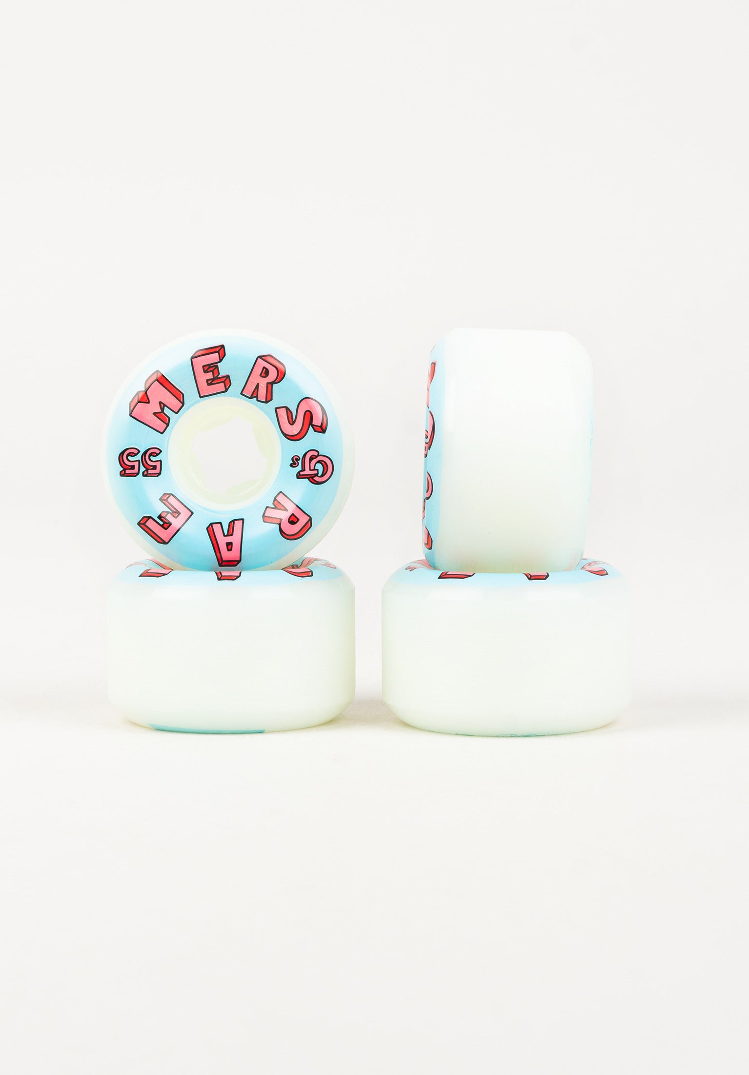 Raemers Foundation Hardline 99A white-blue Vorderansicht