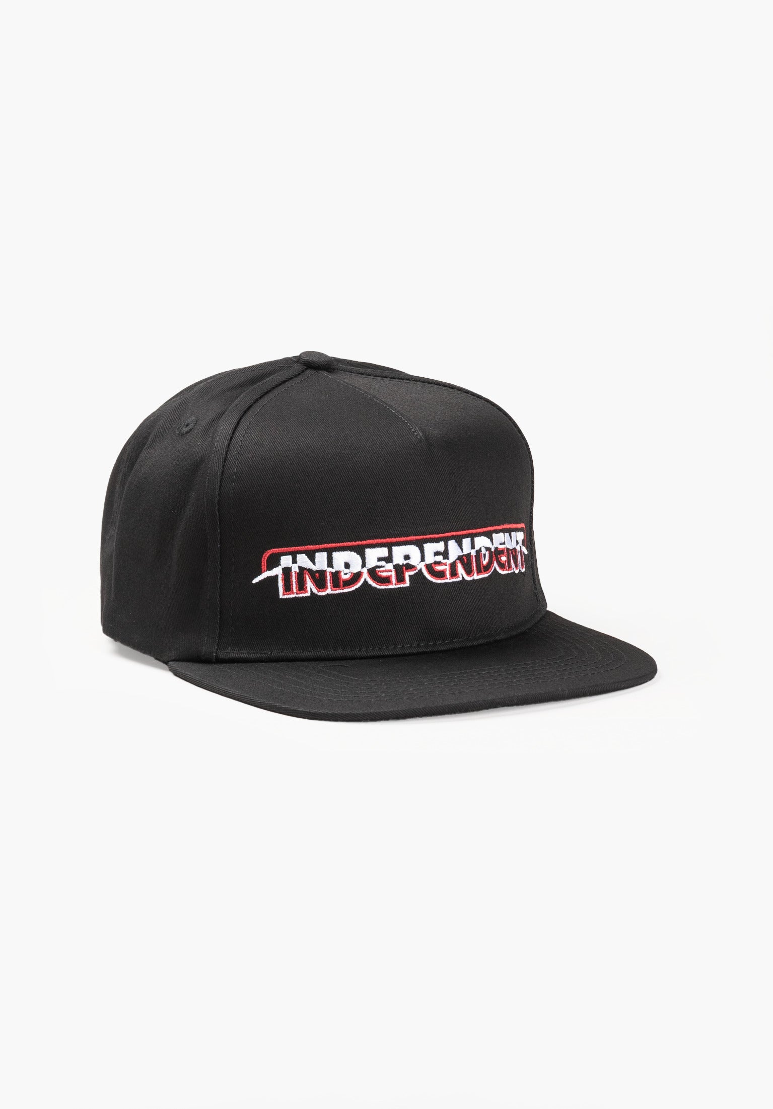 Barhouse Ripped 5-Panel Snapback Structured black Vorderansicht