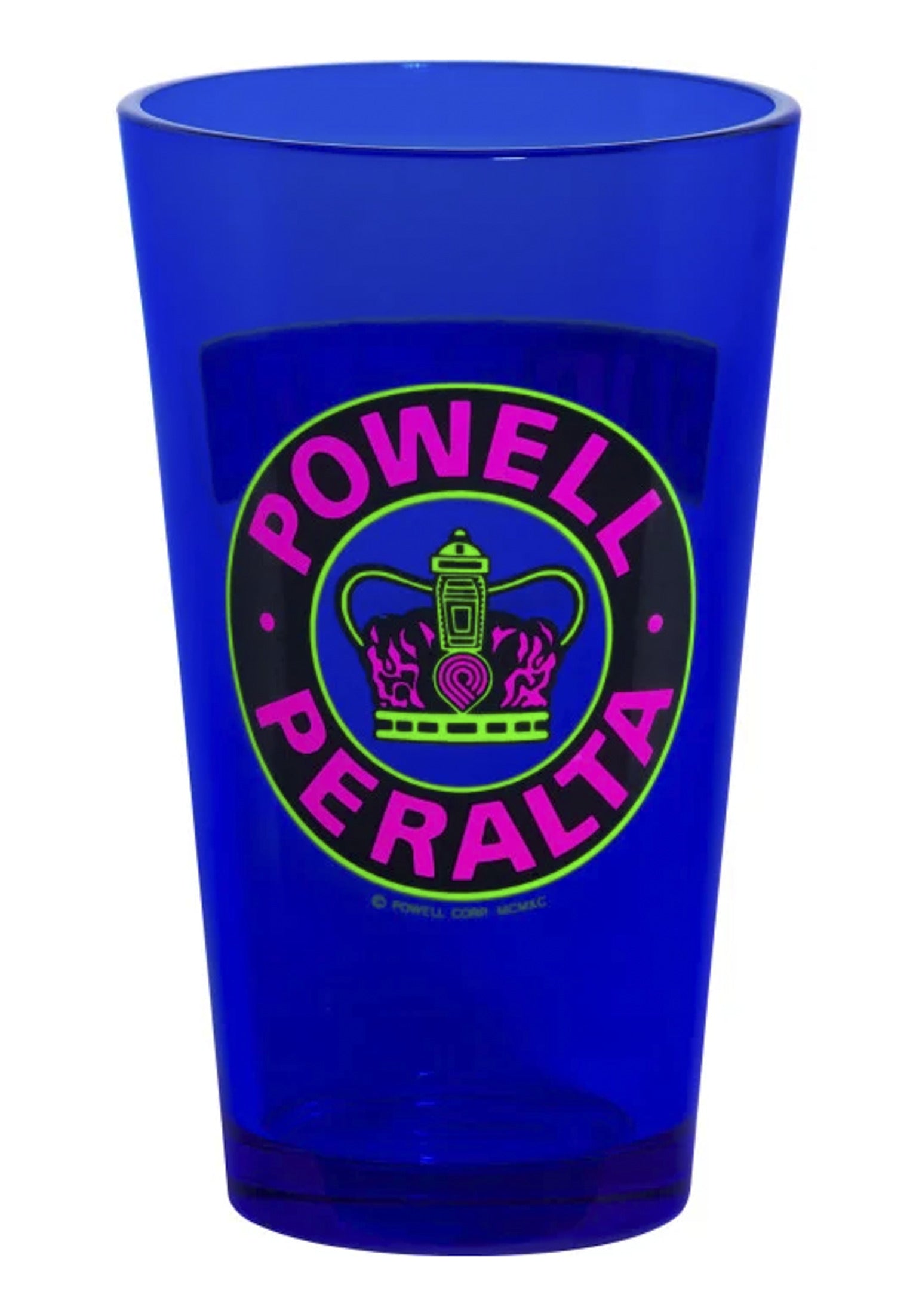 Supreme Pint Glass blacklight Vorderansicht