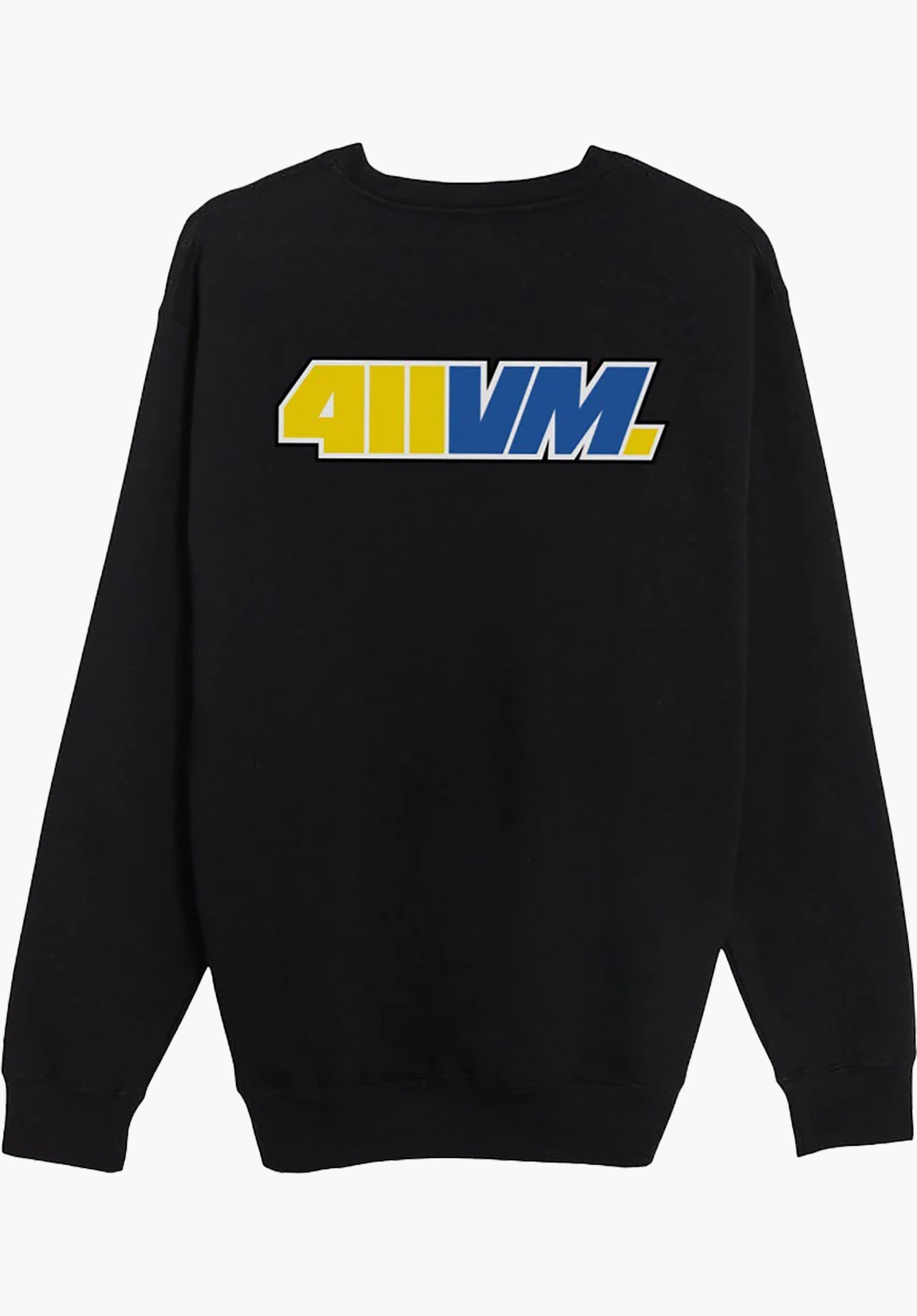 411VM Logo (Yellow/Blue) Rueckenansicht