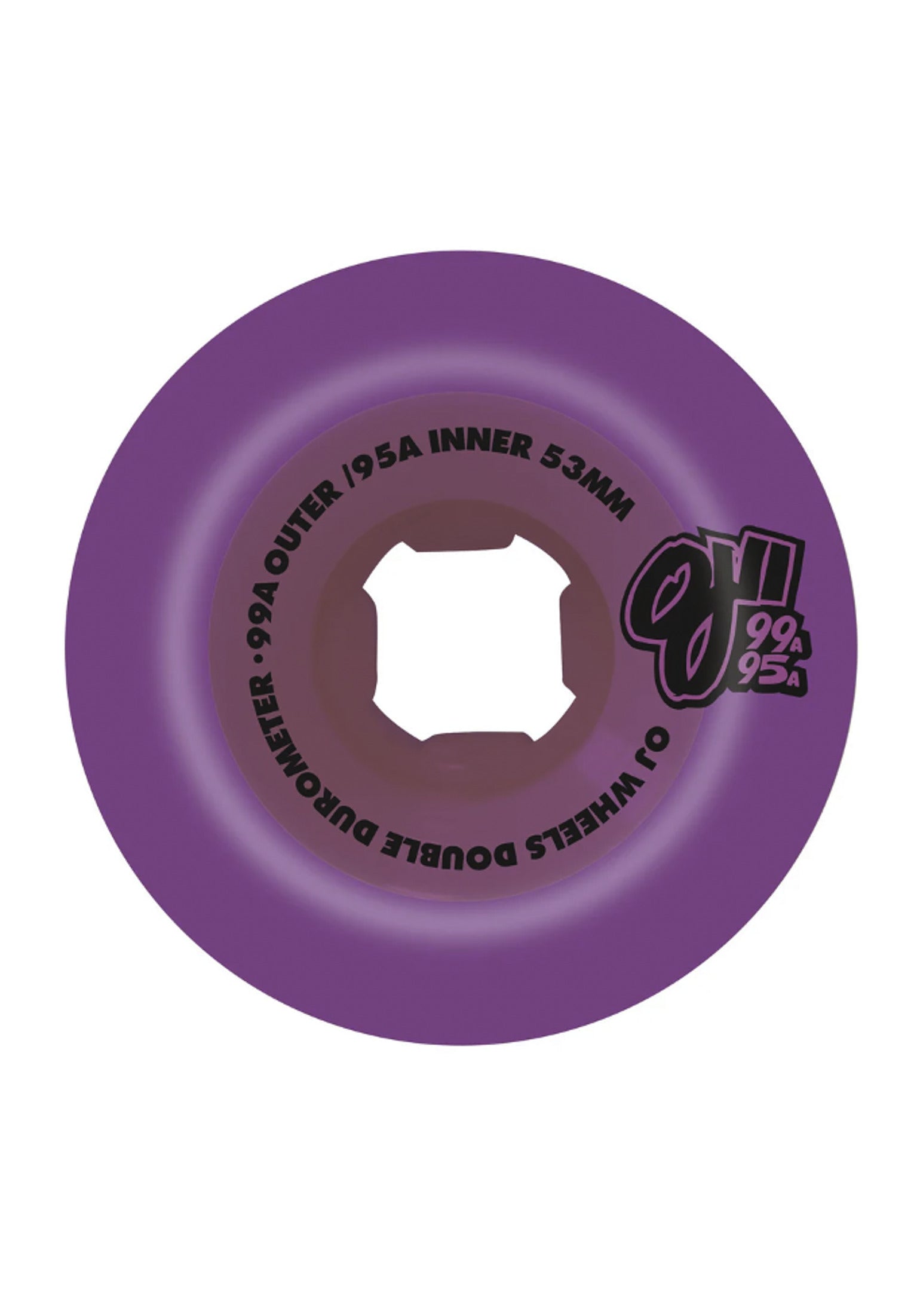 Double Duro Mini Combo 101A/95A purple Rueckenansicht