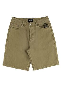 Chasm Baggy Denim Short cedar Vorderansicht