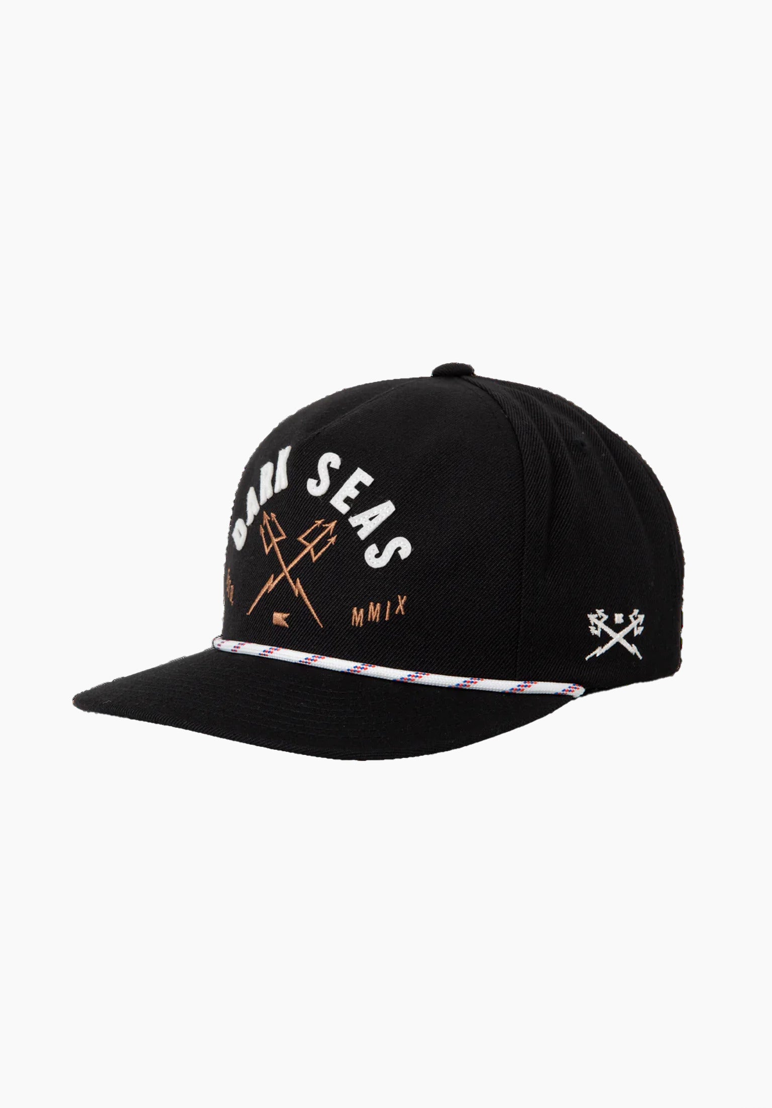 Spinner Snapback Unstructured black Vorderansicht