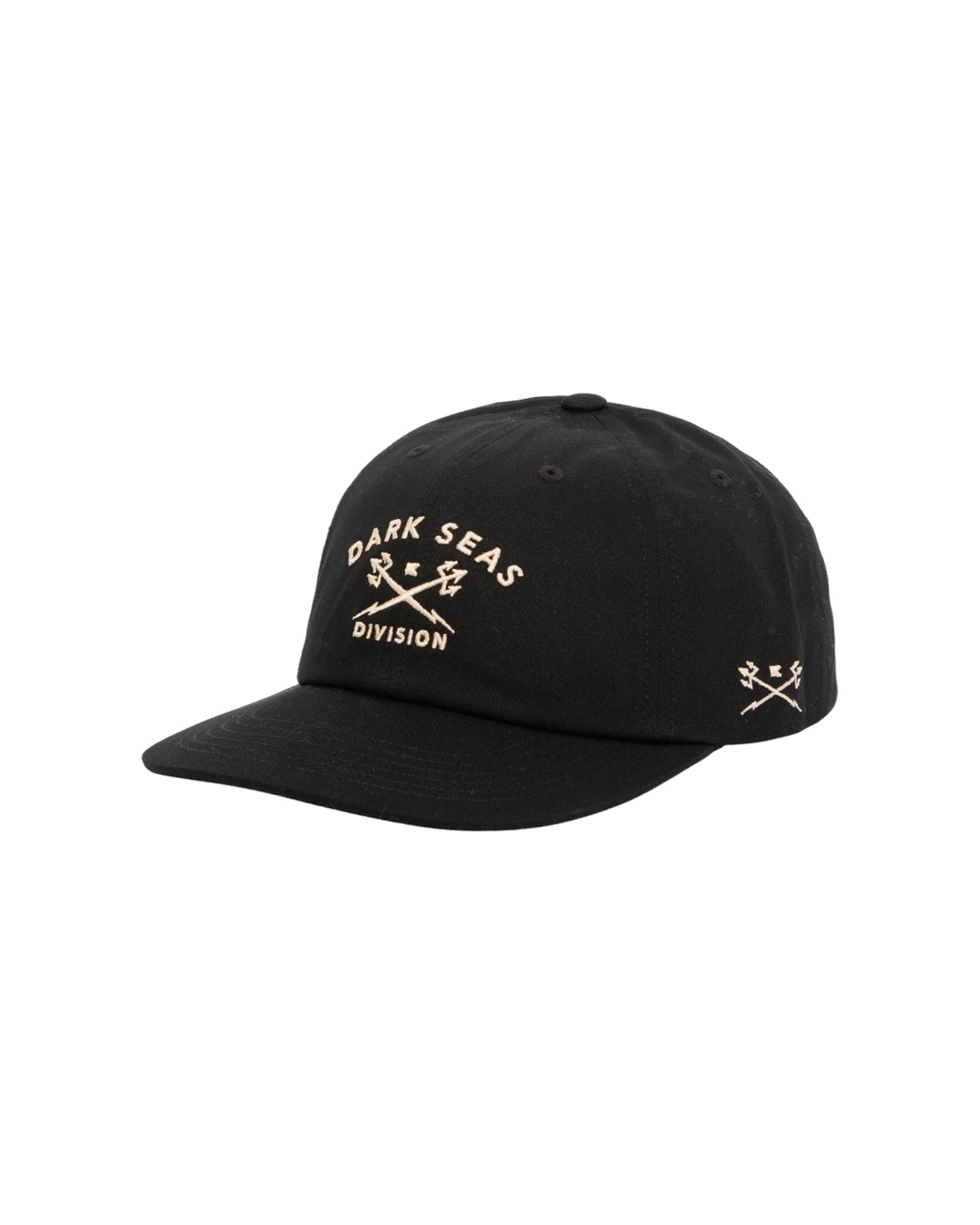 Tridents Low Pro 6-Panel Unstructured black Vorderansicht