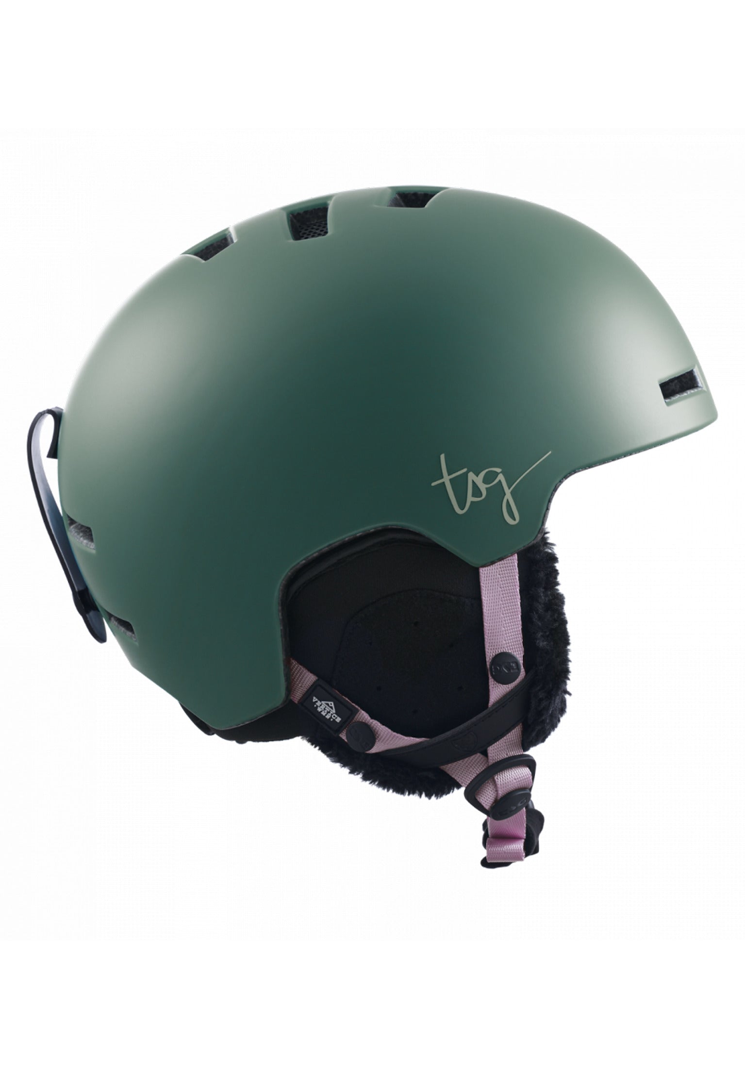 Vertice Woman Solid Color satin foliage green Rueckenansicht