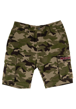 Groundwork Cargo Shorts camo Vorderansicht