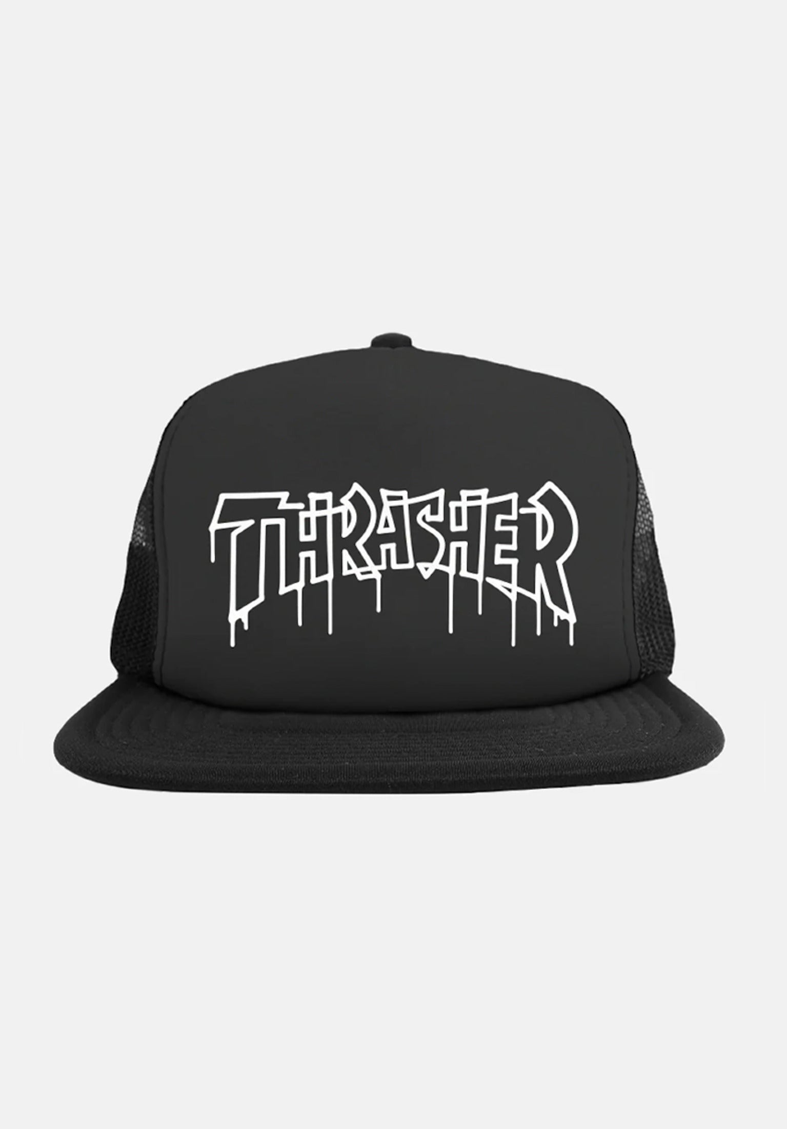 One-Liner Trucker Hat black-black Vorderansicht
