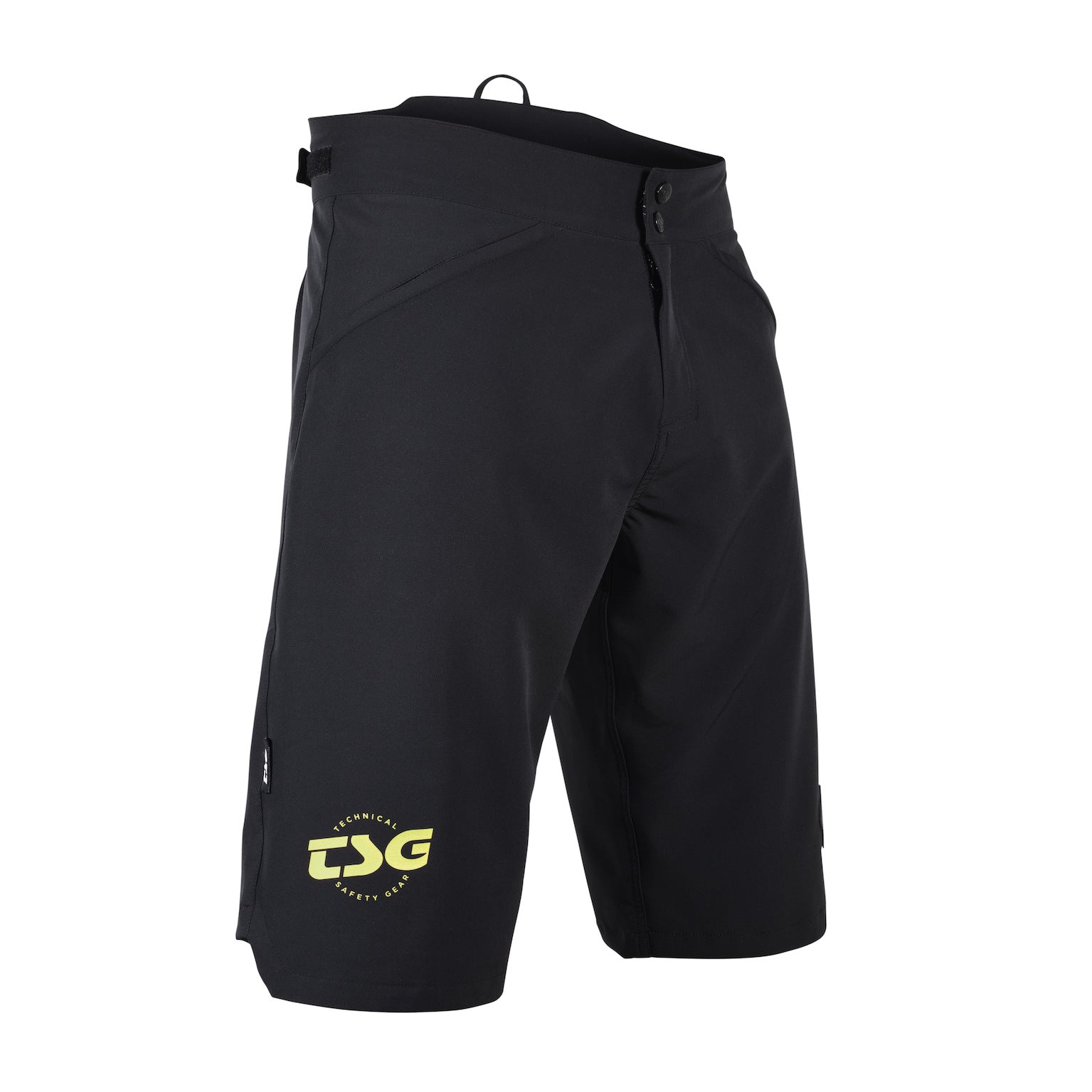 SP8 Shorts black-yellow Seitenansicht