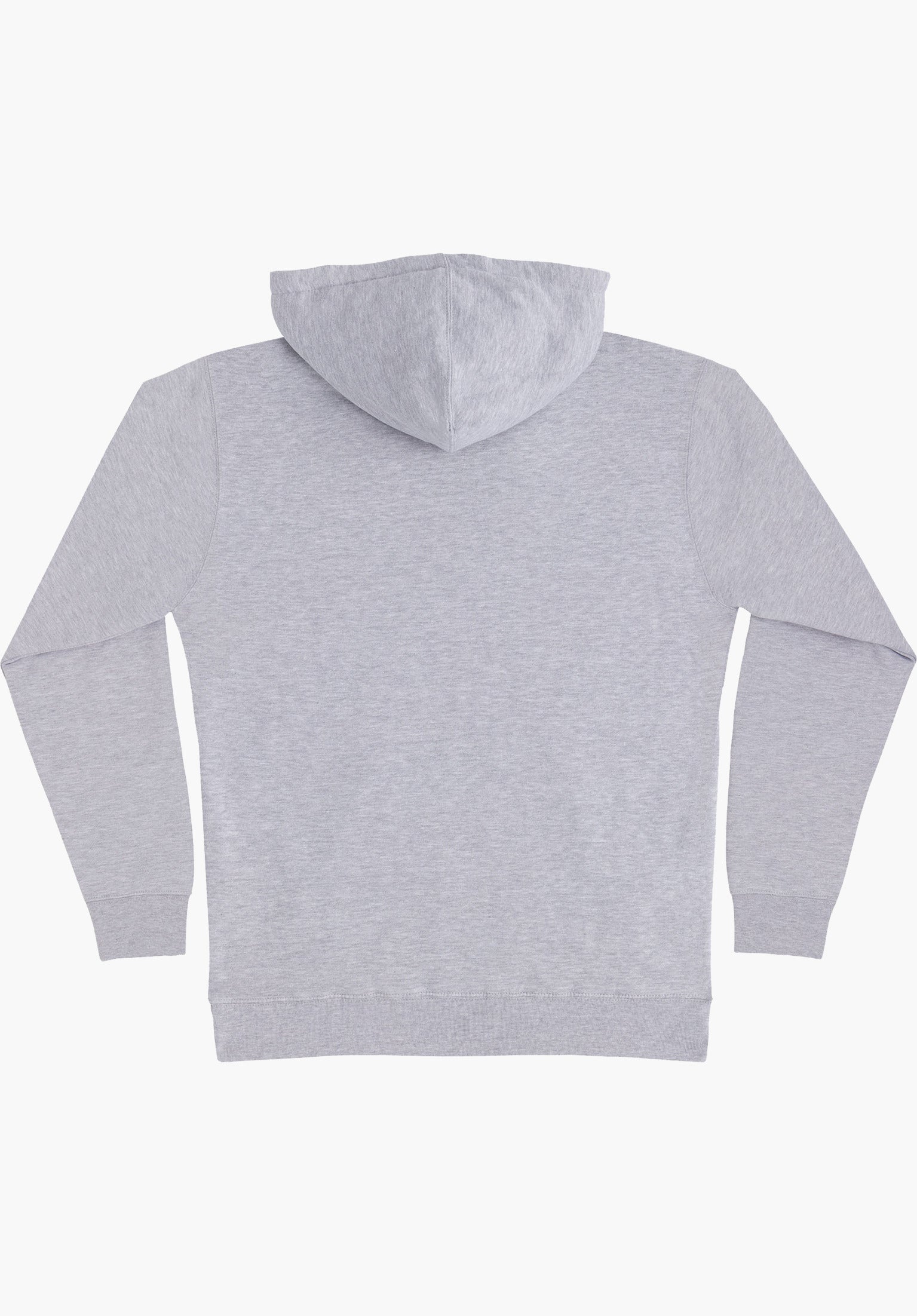 Logo Outline Heavyweight grey heather Rueckenansicht