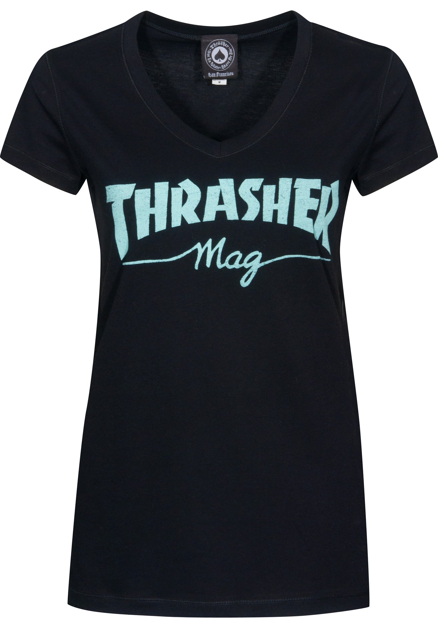 Mag Logo Girls V-Neck Vorderansicht