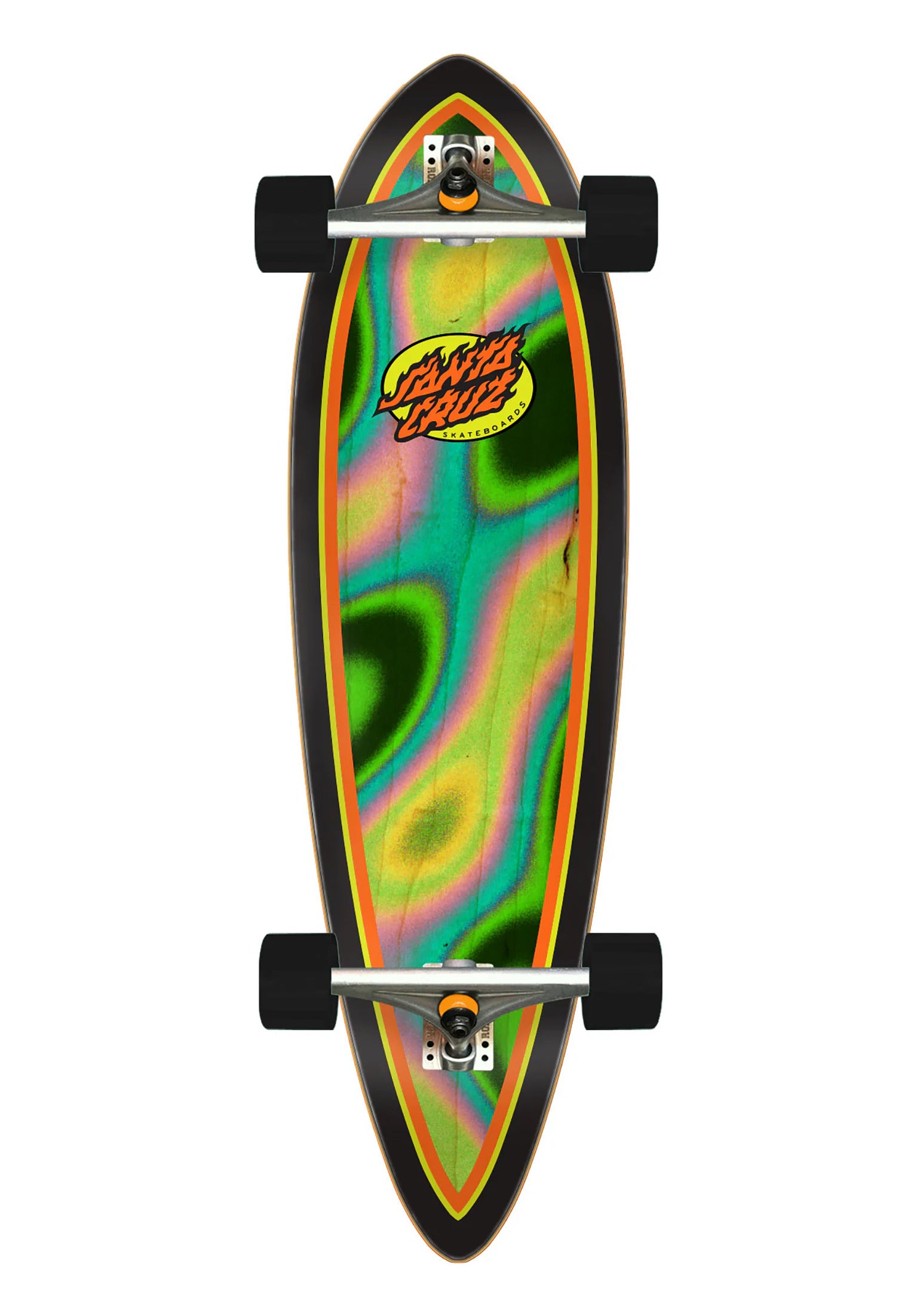 Oval Flame Lava Dot Pintail Vorderansicht