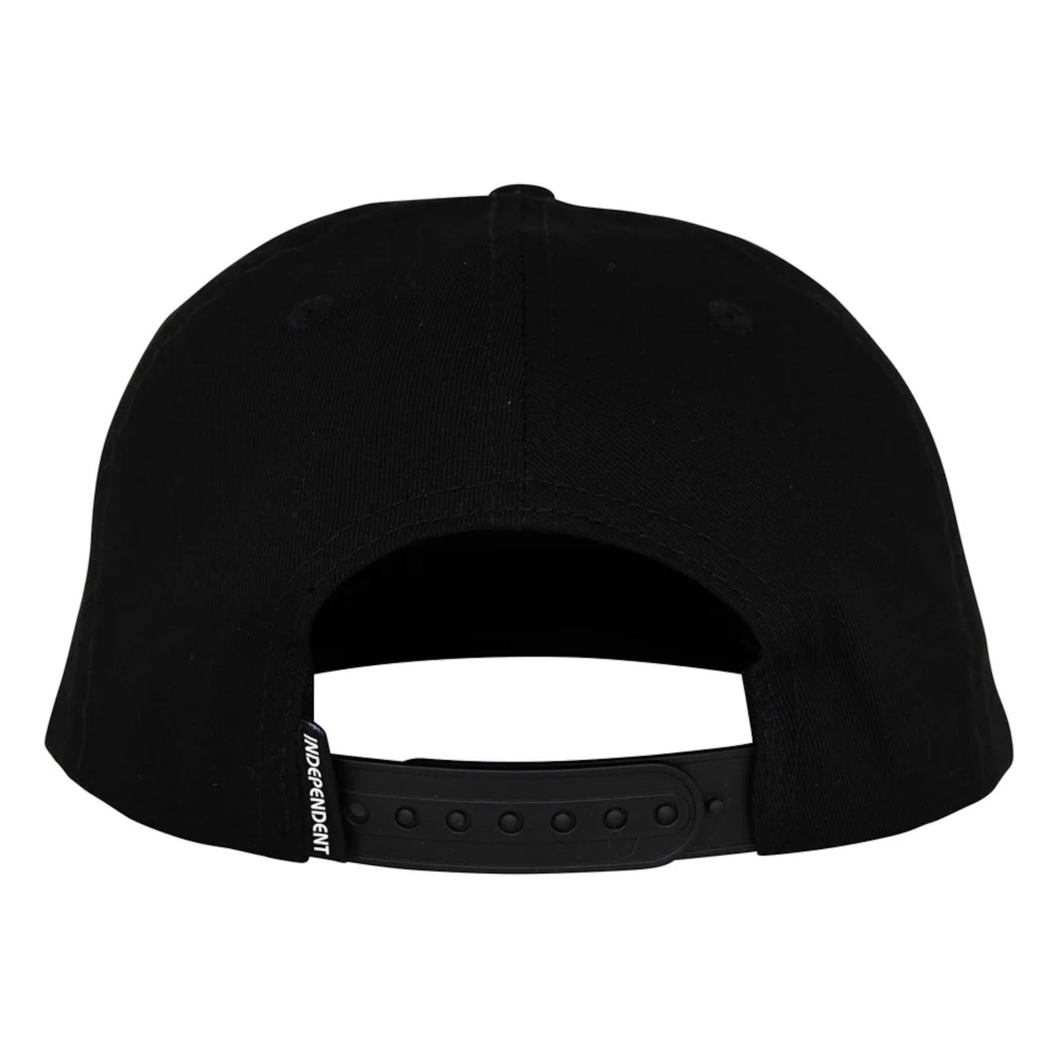 Bar Logo Snapback Unstructured black Rueckenansicht