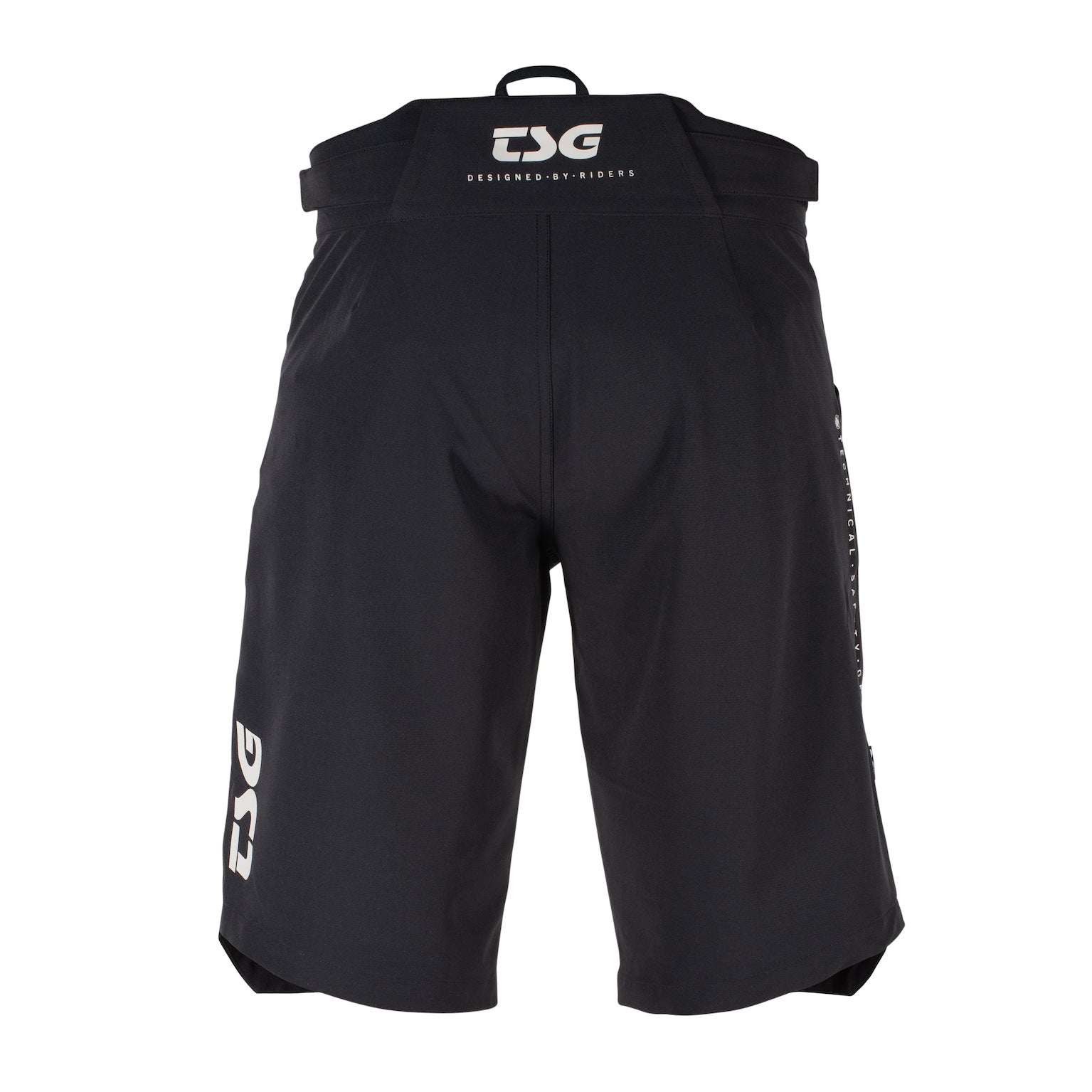 Waft Shorts black Rueckenansicht