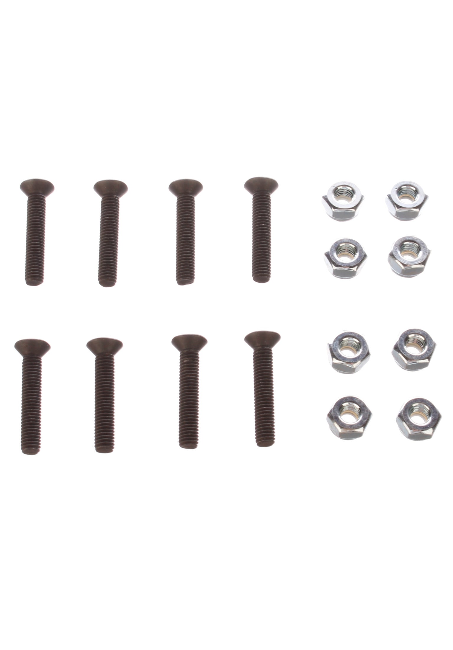 1-1/8''-Kreuz Longboard Set Rueckenansicht