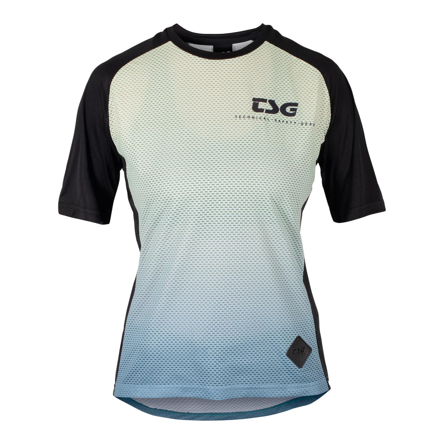 Seen Jersey Women blue-matcha gradient Vorderansicht