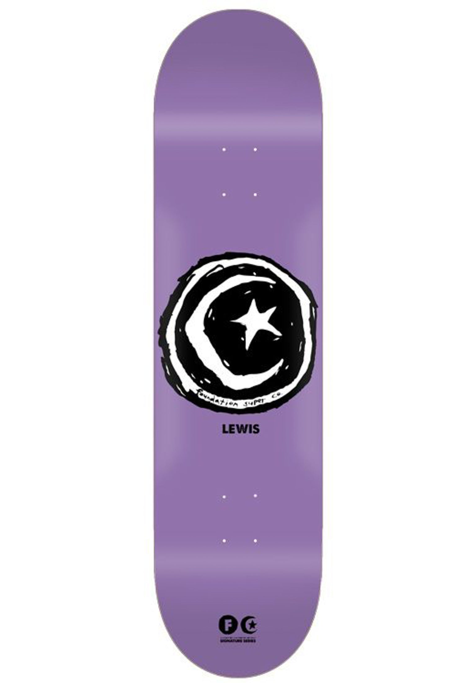 Lewis Signature Star & Moon purple Vorderansicht