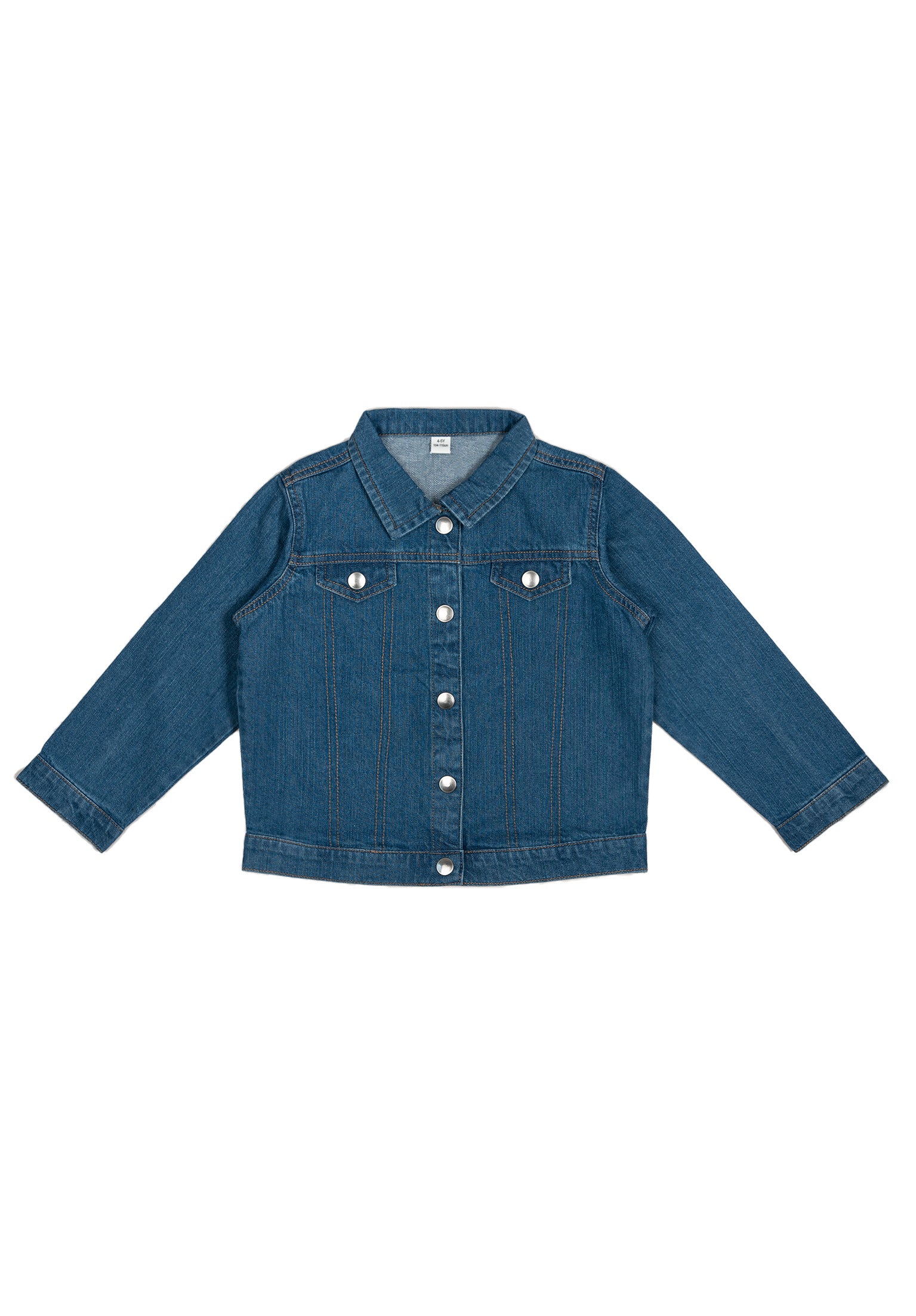 Jeansjacke Logo Patch Closeup1