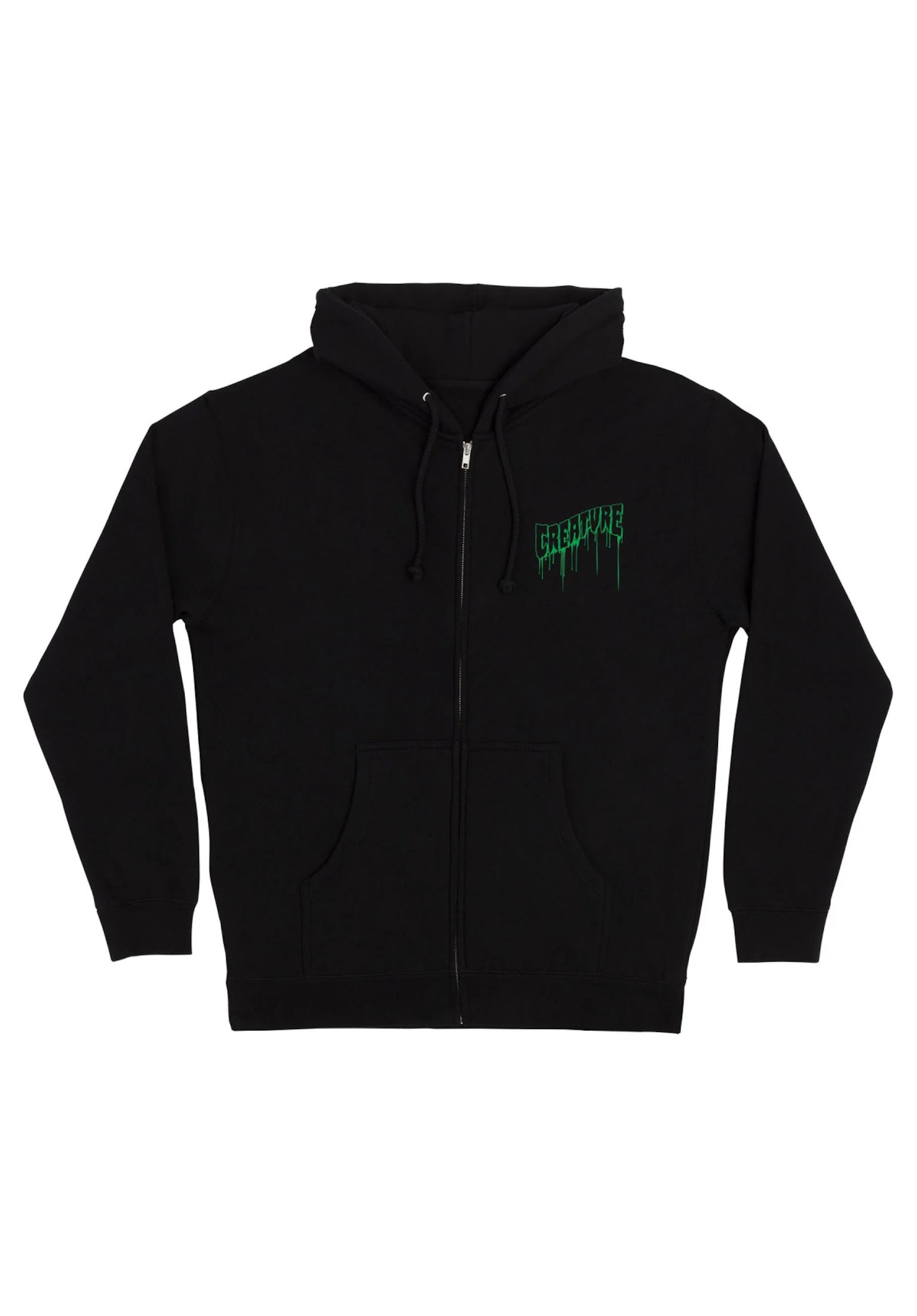 Logo Outline Drip Heavyweight black Vorderansicht