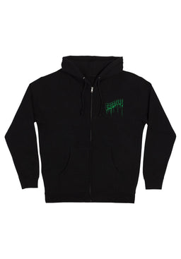 Logo Outline Drip Heavyweight black Vorderansicht