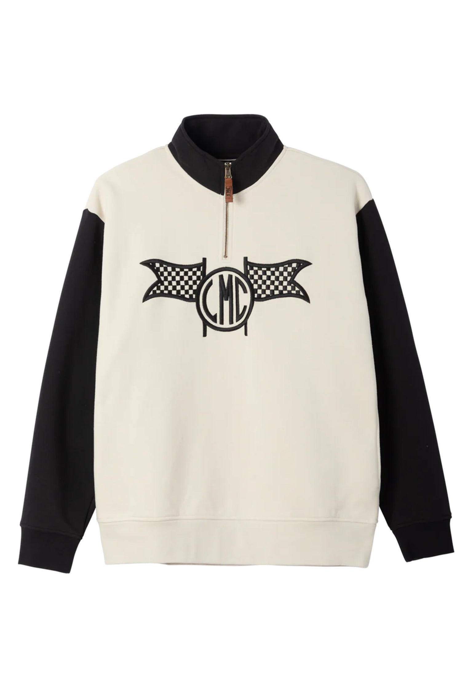 Herndon Quarter Zip black-bone Vorderansicht