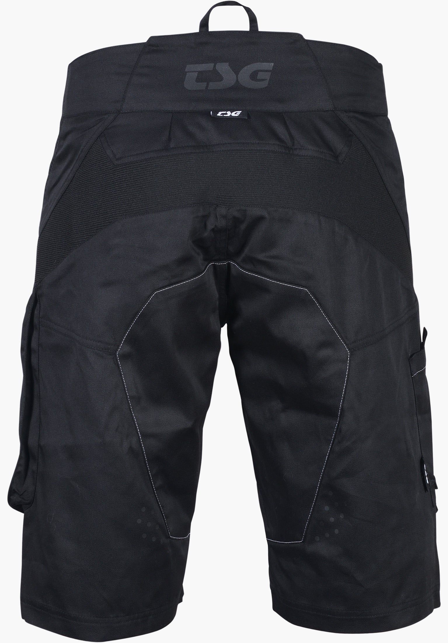 Worx Shorts 2.0 black Rueckenansicht