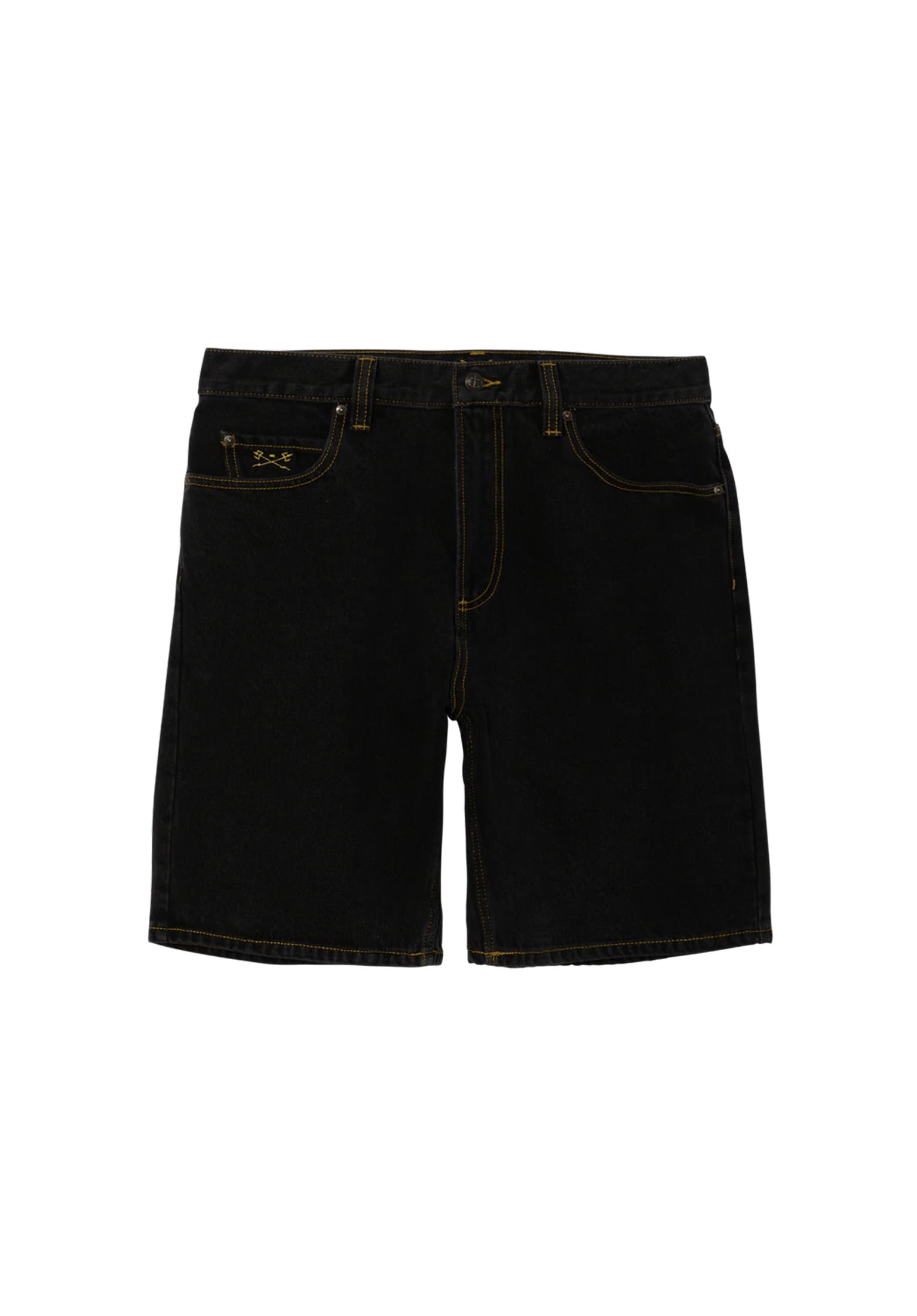 Silverado Shorts faded-black Vorderansicht