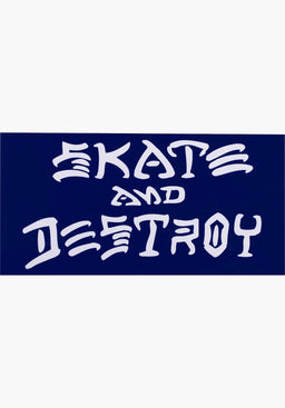 Skate & Destroy Sticker Large Vorderansicht