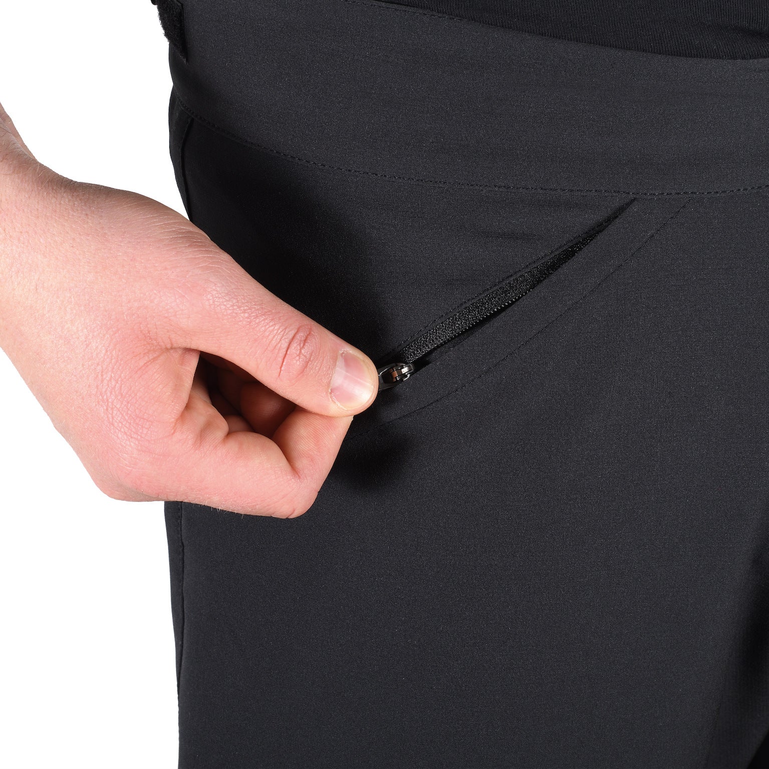 SP8 Shorts black-yellow Unteransicht