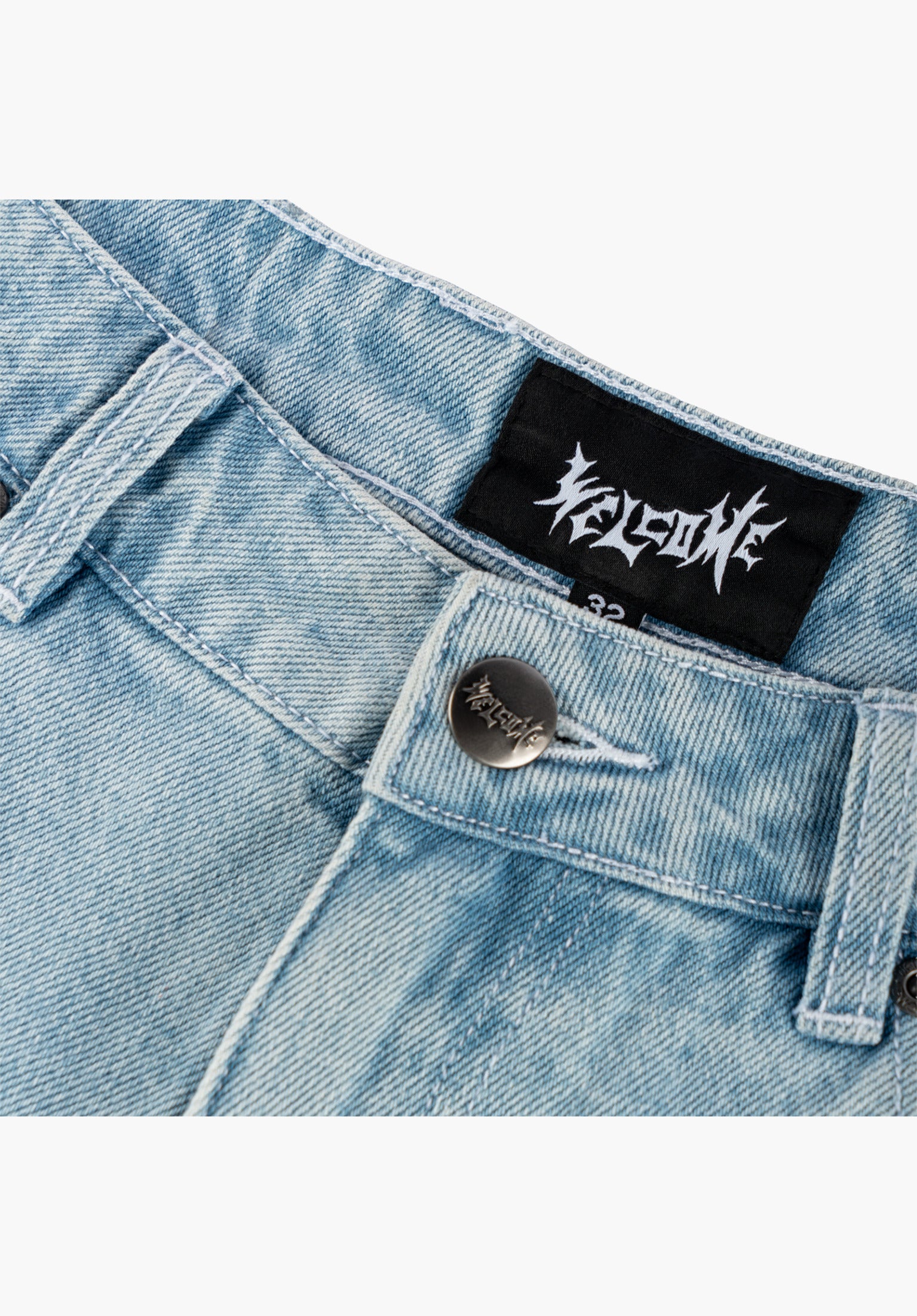 Linger Baggy Denim washed-blue Closeup1