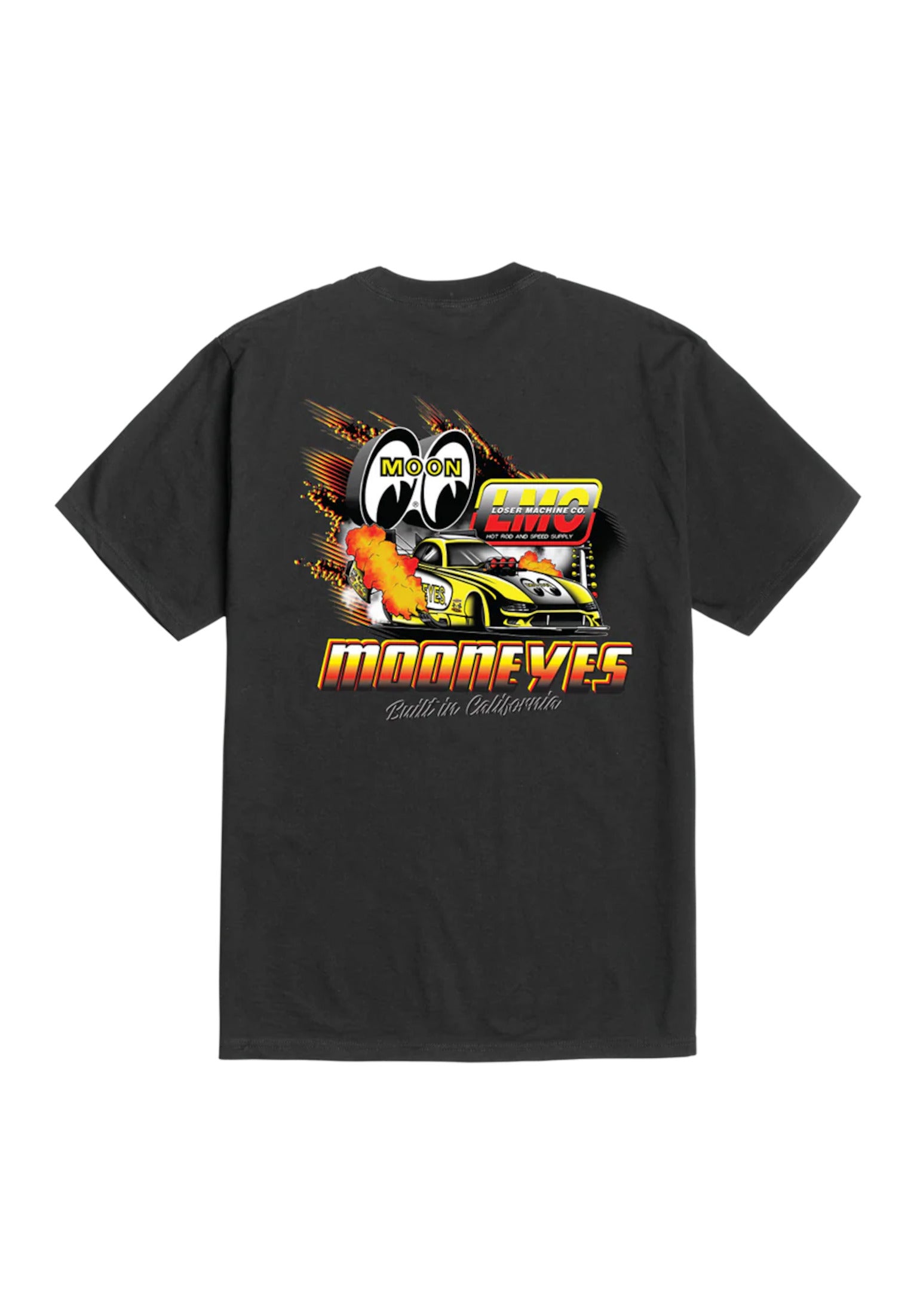 x Mooneyes Burnout black Vorderansicht