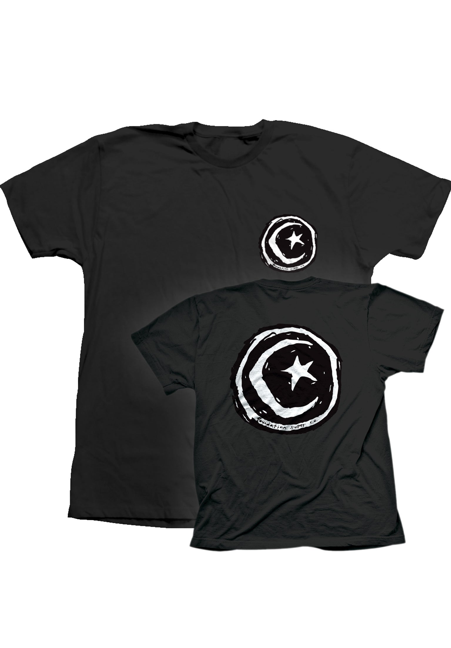 Star & Moon Front & Back Print Vorderansicht