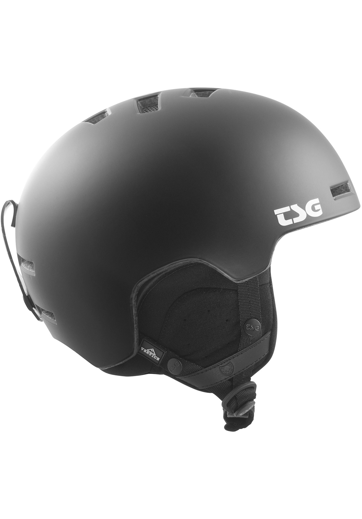 Vertice Solid Color satin black Rueckenansicht