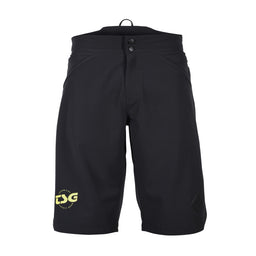 SP8 Shorts black-yellow Vorderansicht