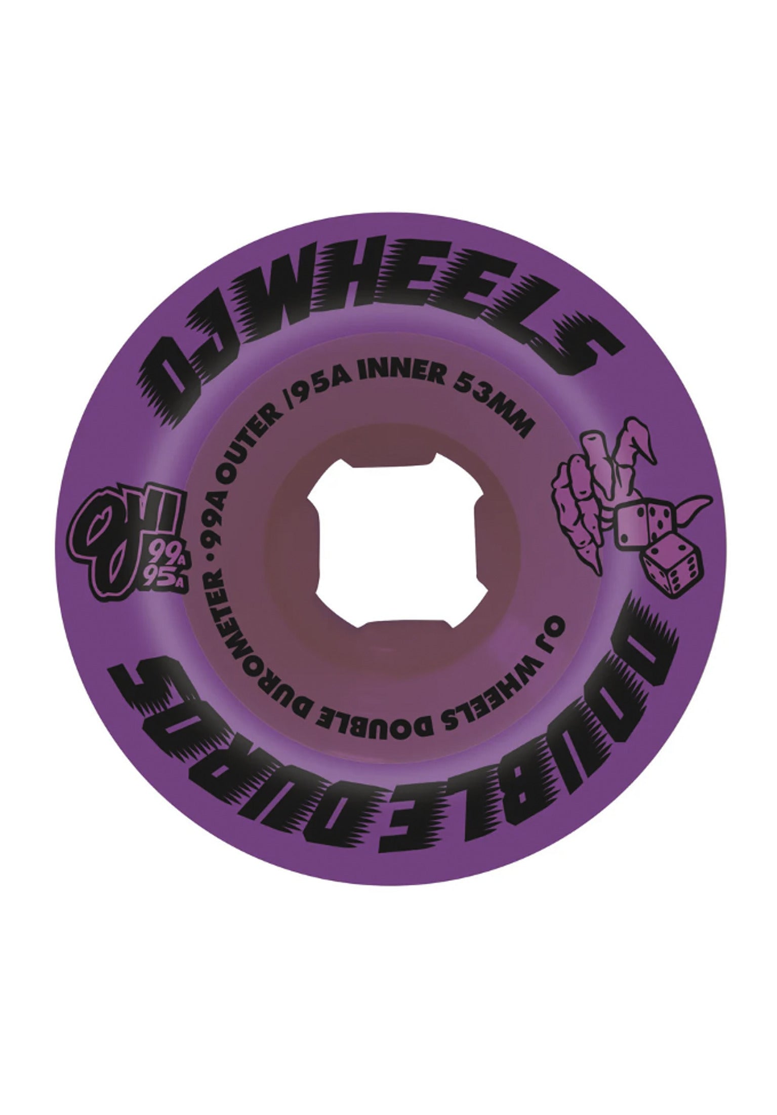 Double Duro Mini Combo 101A/95A purple Vorderansicht