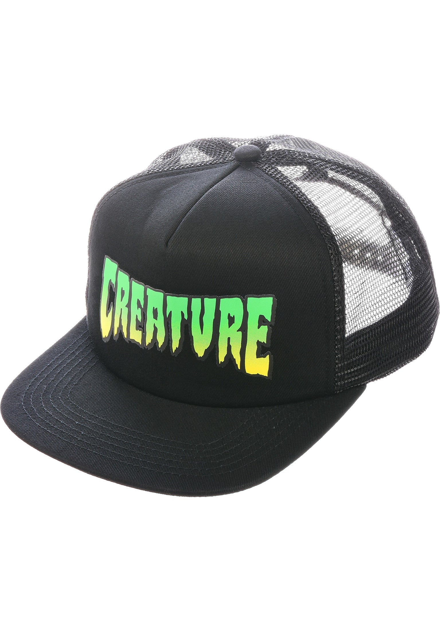 Logo Mesh Trucker 5-Panel Snapback structured Vorderansicht