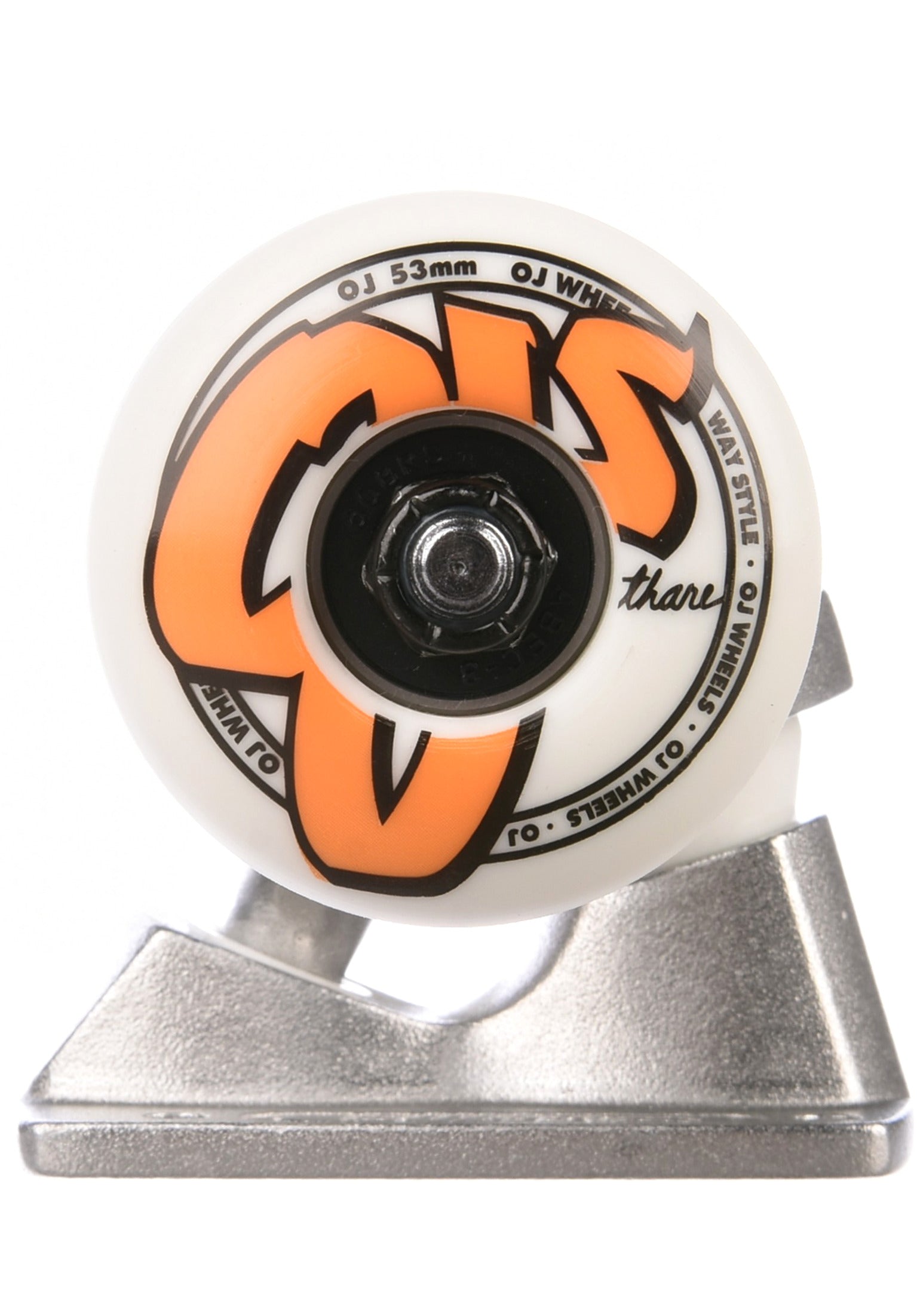 130mm / 53mm OJ Logo Assembly Trucks Closeup1