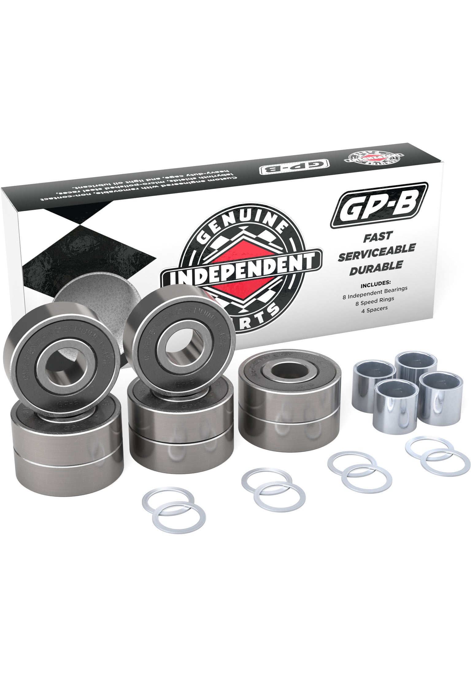 GP-B Black Pack Of 6 Rueckenansicht