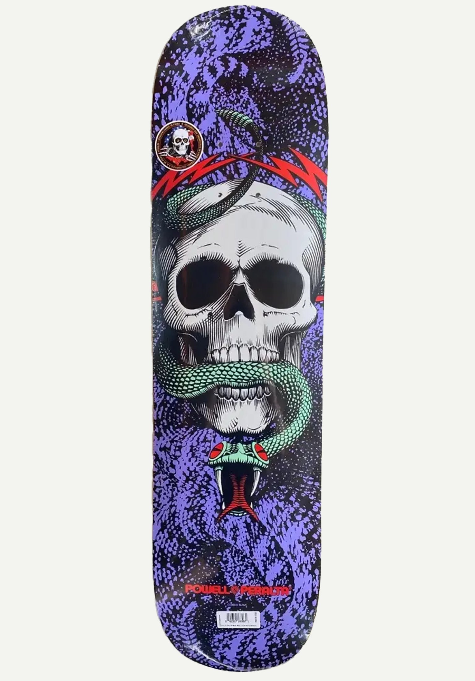 Skull & Snake Birch black-purple Vorderansicht